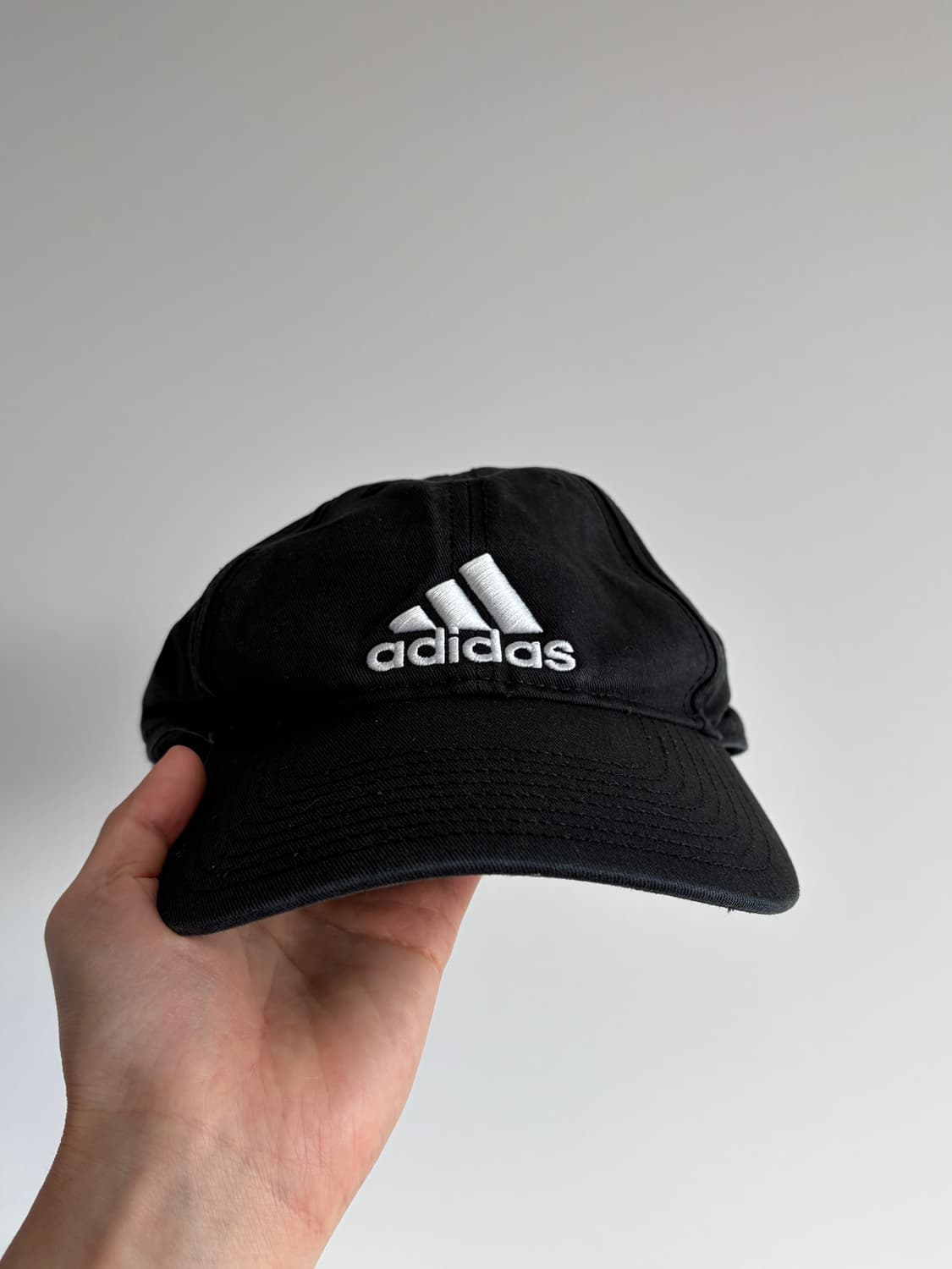 아디다스 퍼포먼스 삼선 베이직 블랙 볼캡 상품이미지2