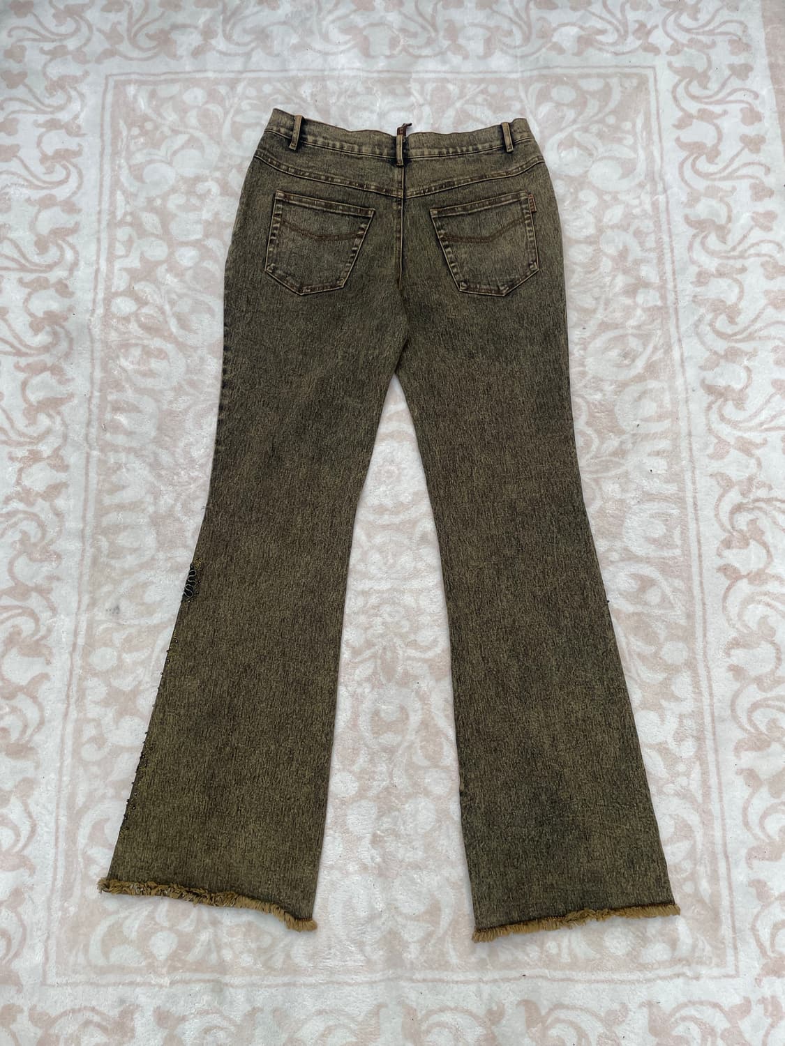 Vintage Hippie Western Flare Denim Pants 상품이미지2