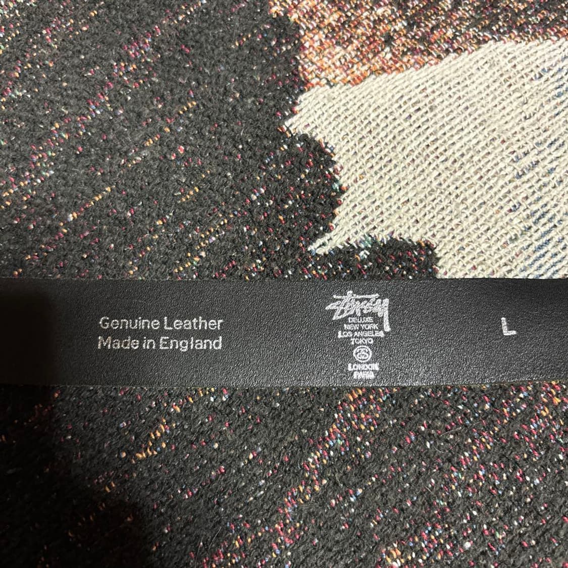 스투시 디럭스 스웨이드 레더 벨트 그린 상품이미지2