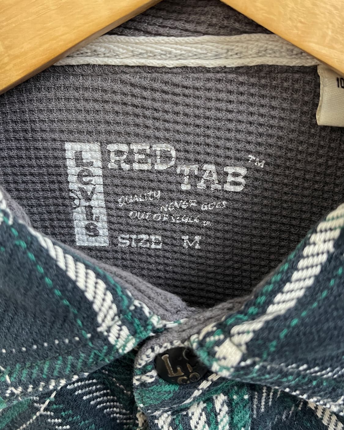 리바이스 00s 플란넬 체크 셔츠 상품이미지7