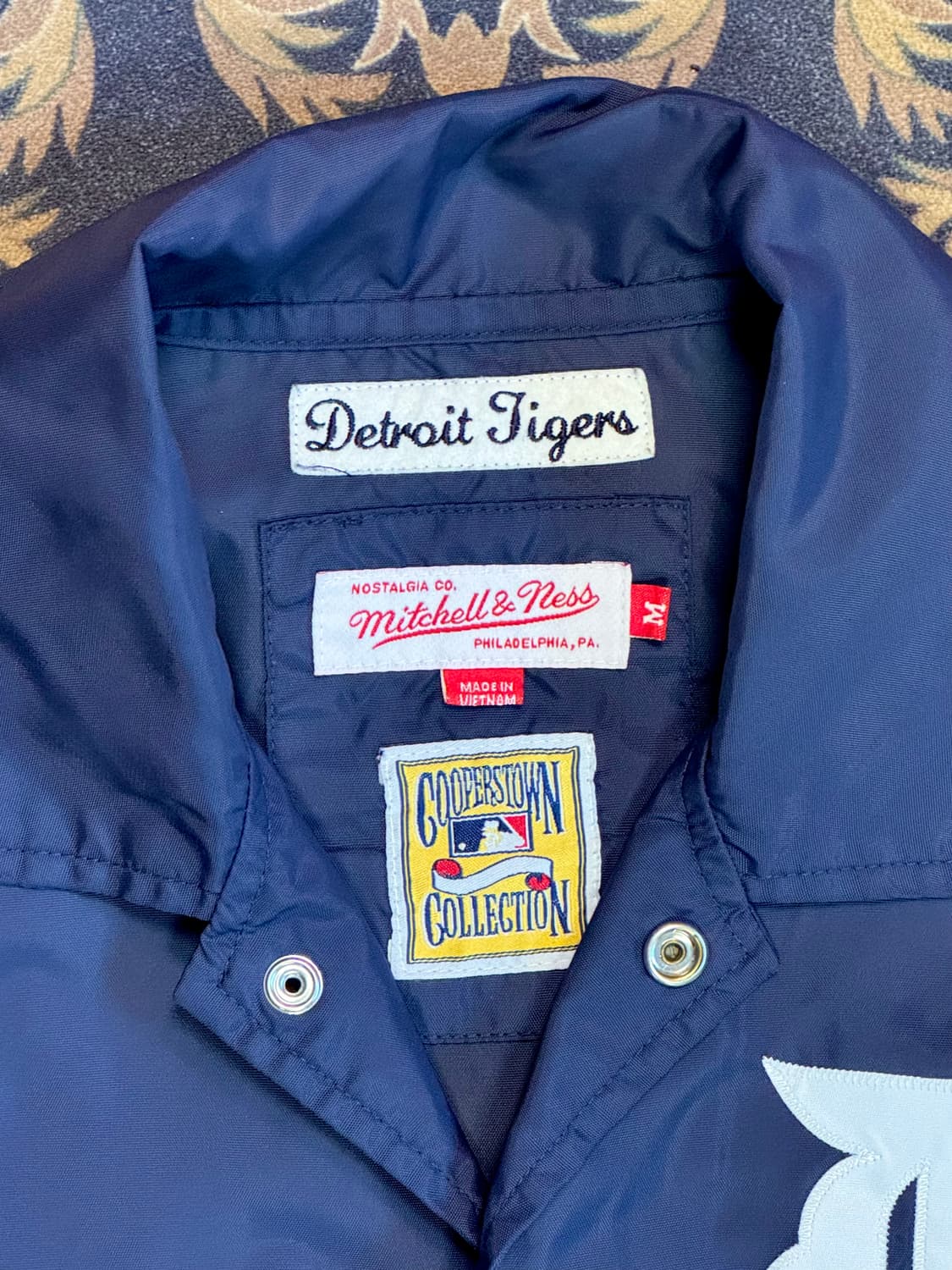 미첼 앤 네스 디트로이트 타이거즈 나일론 코치자켓 상품이미지3