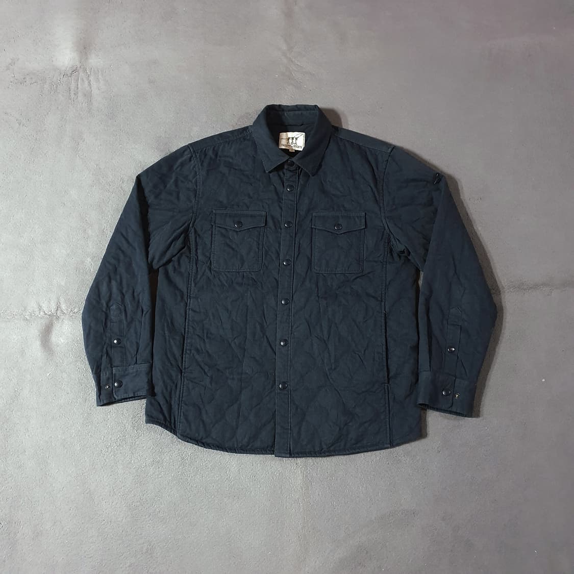 헨리코튼 다운 셔츠 자켓 105 XL 네이비 상품이미지2