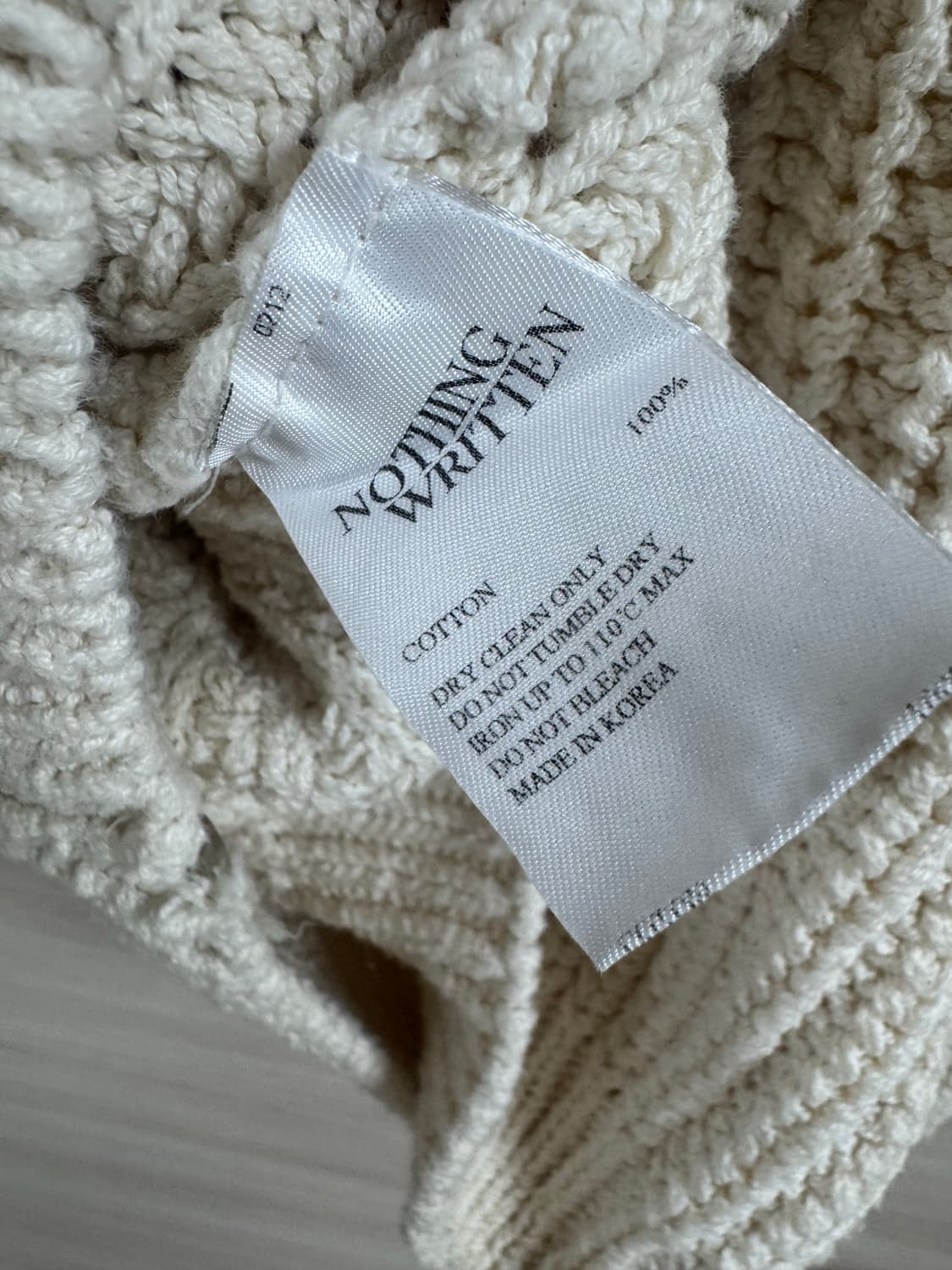 낫띵리튼 니트 가디건 아이보리(제니 착용) 상품이미지10