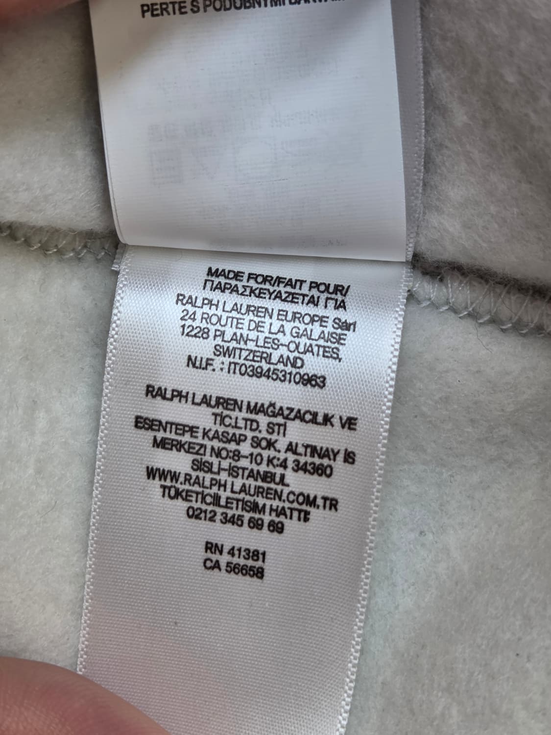 폴로 랄프로렌 후드집업 L사이즈입니다. 무난한 회색이라 어느 옷에도 잘  상품이미지8