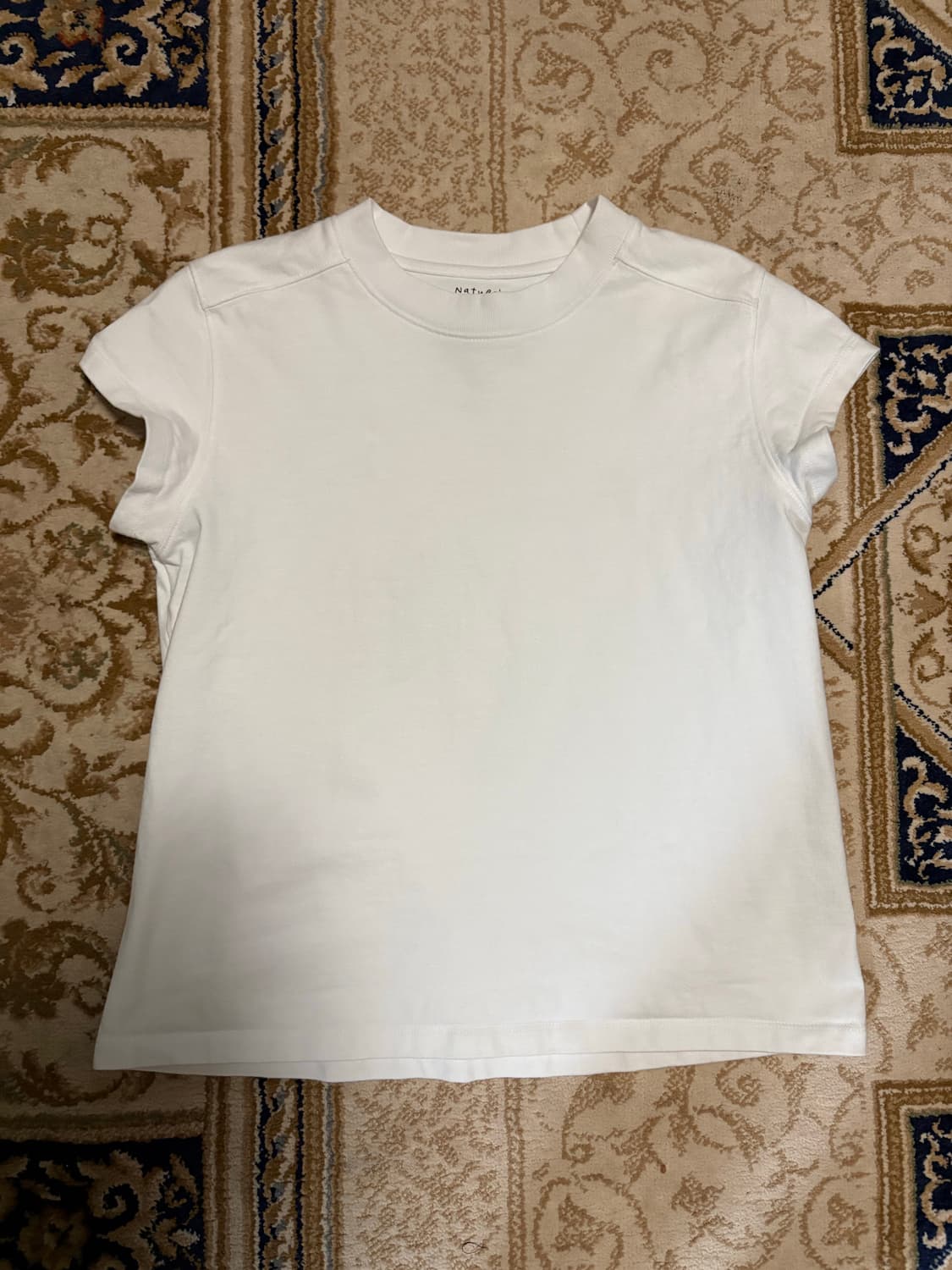 문달 Eve 코튼 티셔츠 화이트  상품이미지4