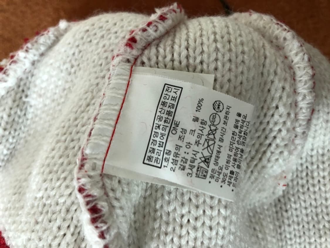 (2) 노스페이스 팀코리아 방울비니/국대비니(레드) 2018평창 상품이미지7