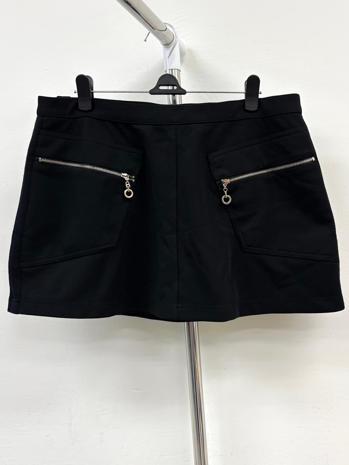 빈티지 블랙 랩 스커트 상품이미지4