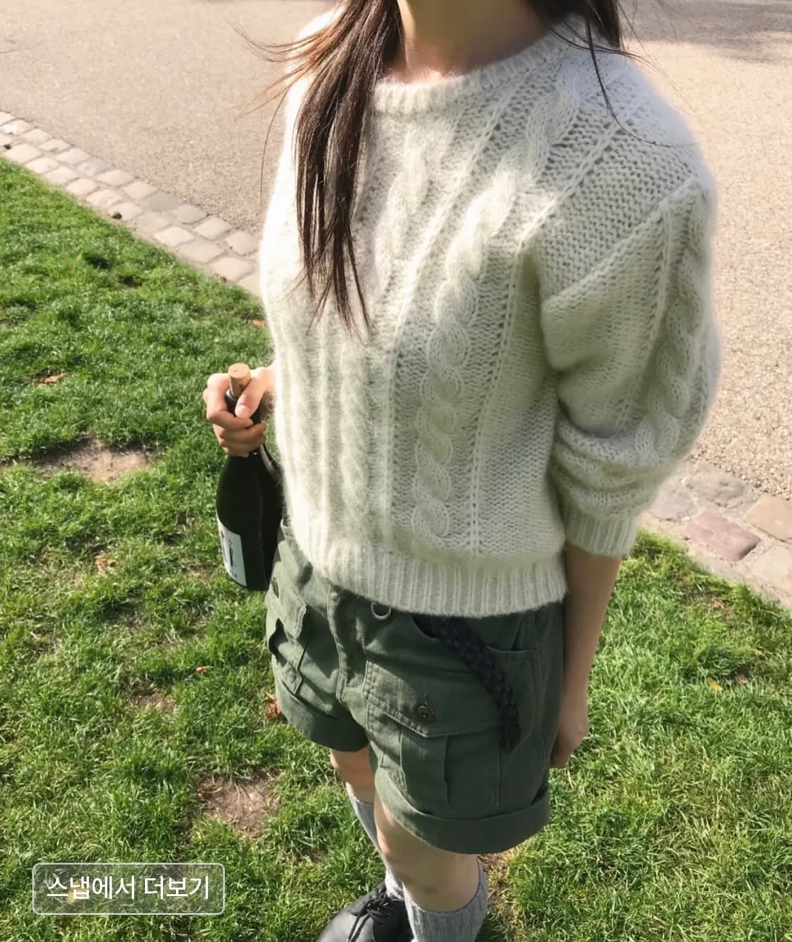 더바넷 포프 케이블 니트 스웨터 상품이미지1