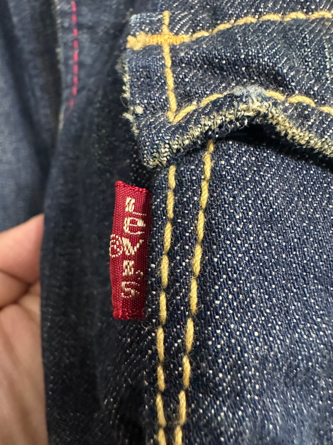 리바이스 00s 레드루프 데님 초어 자켓 상품이미지5