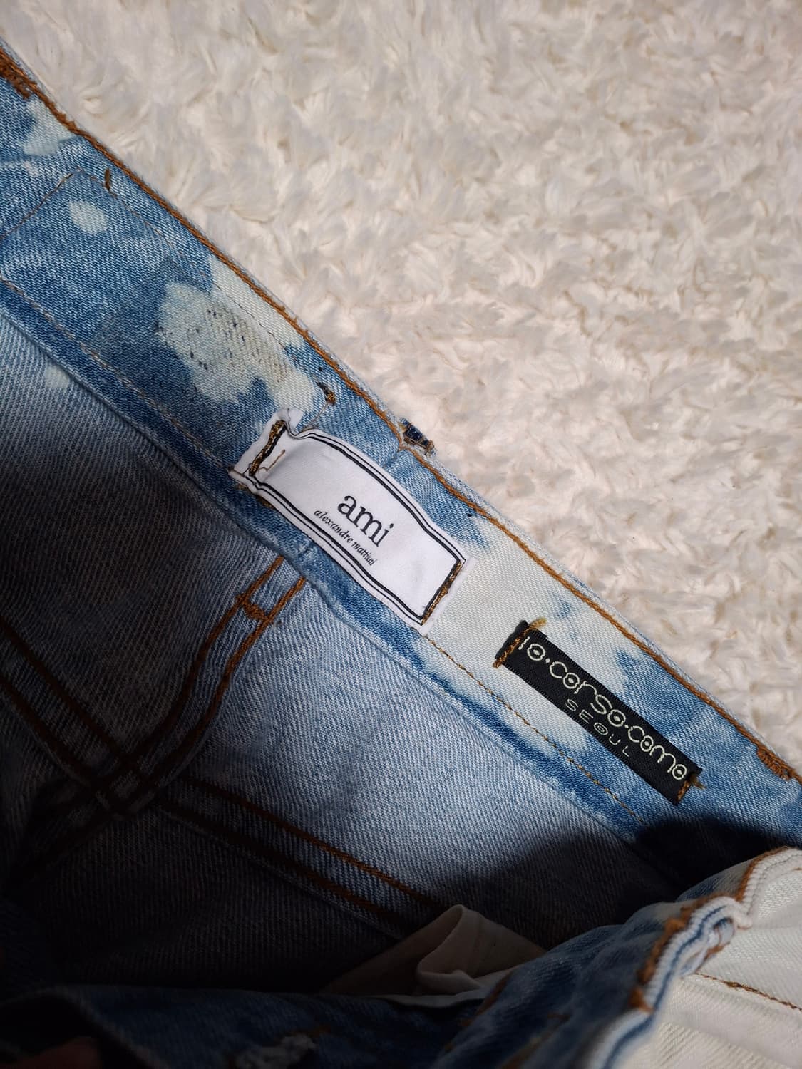 (마지막특가) ami 데님팬츠 상품이미지3