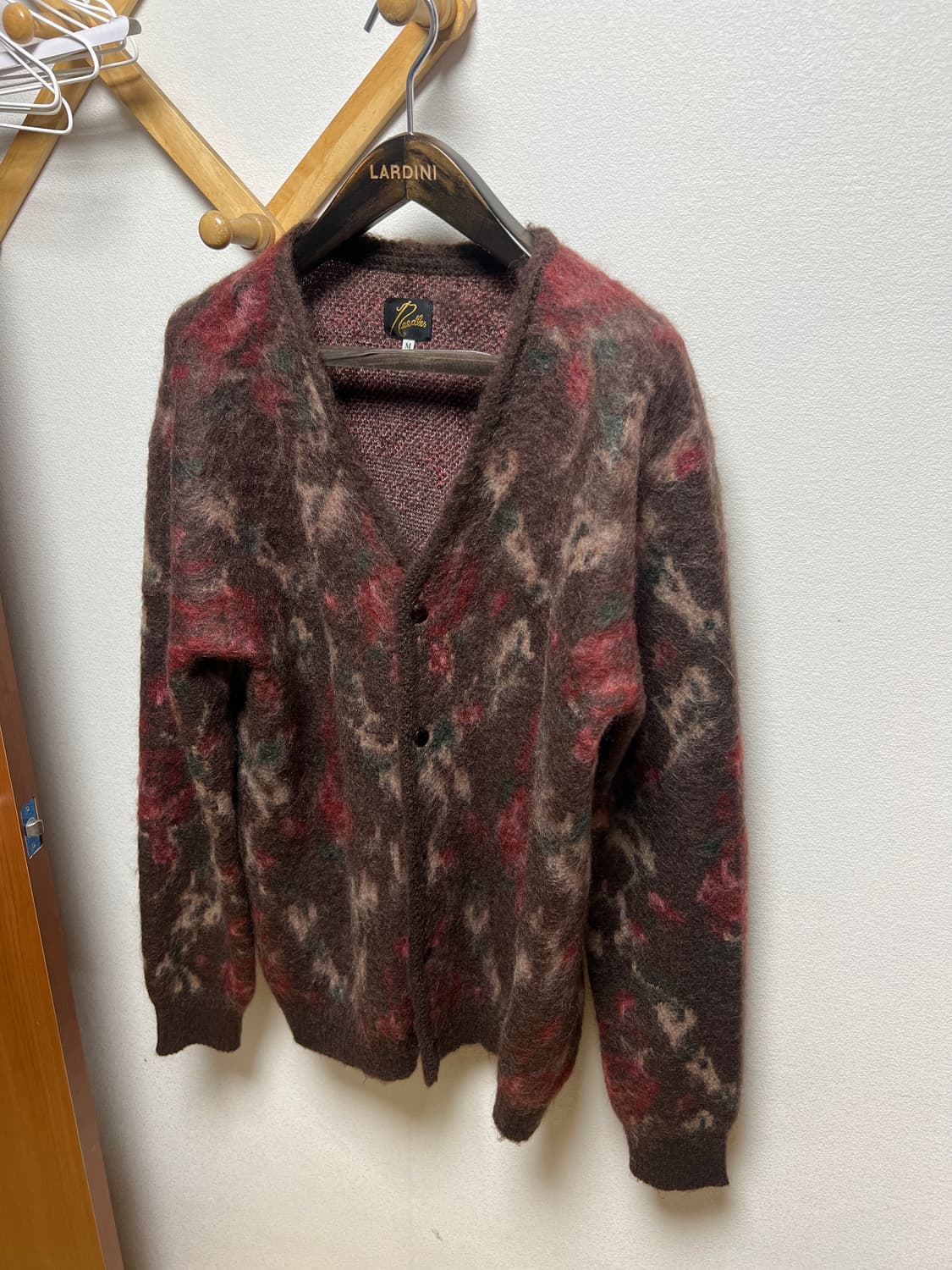 니들스 Needles 울 가디건 브라운컬러 M사이즈 상품이미지1