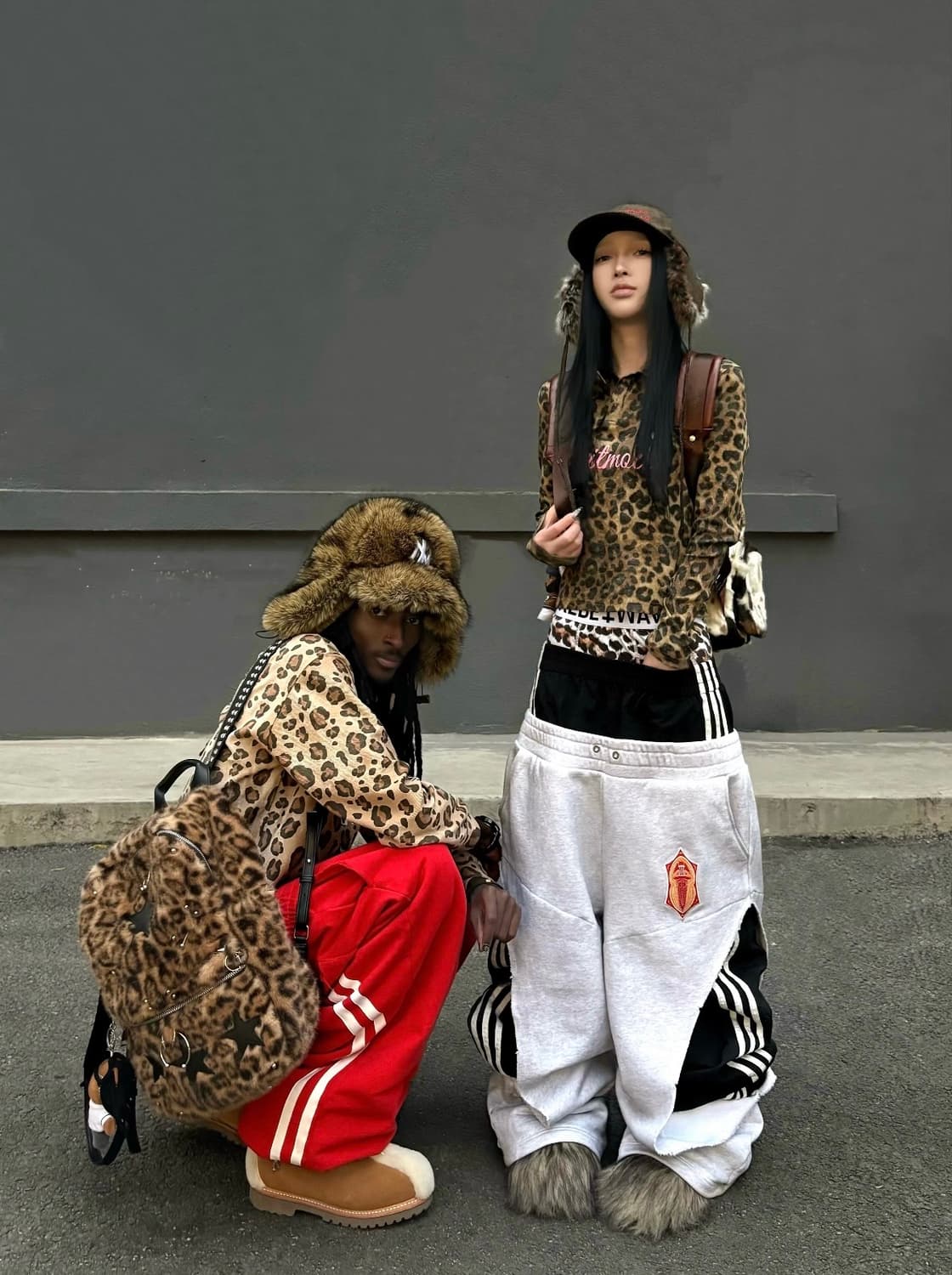 OPIUM Layered Waist Sagging Pants 상품이미지1