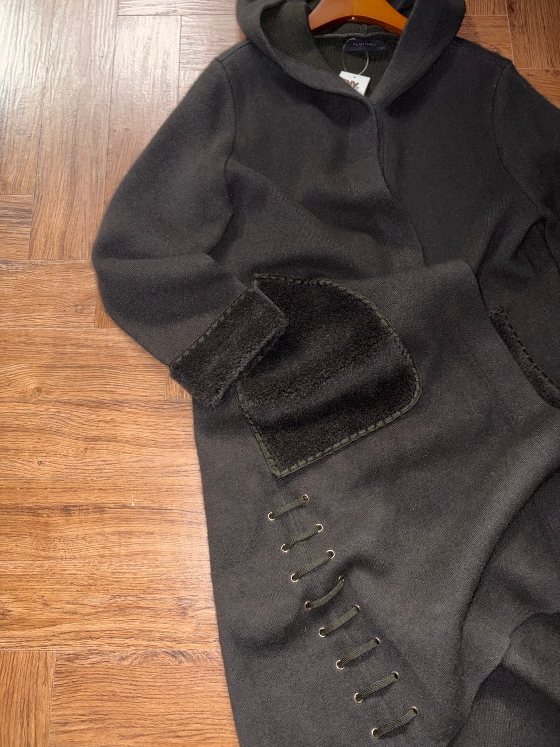 빈티지 후드 롱가디건 상품이미지8