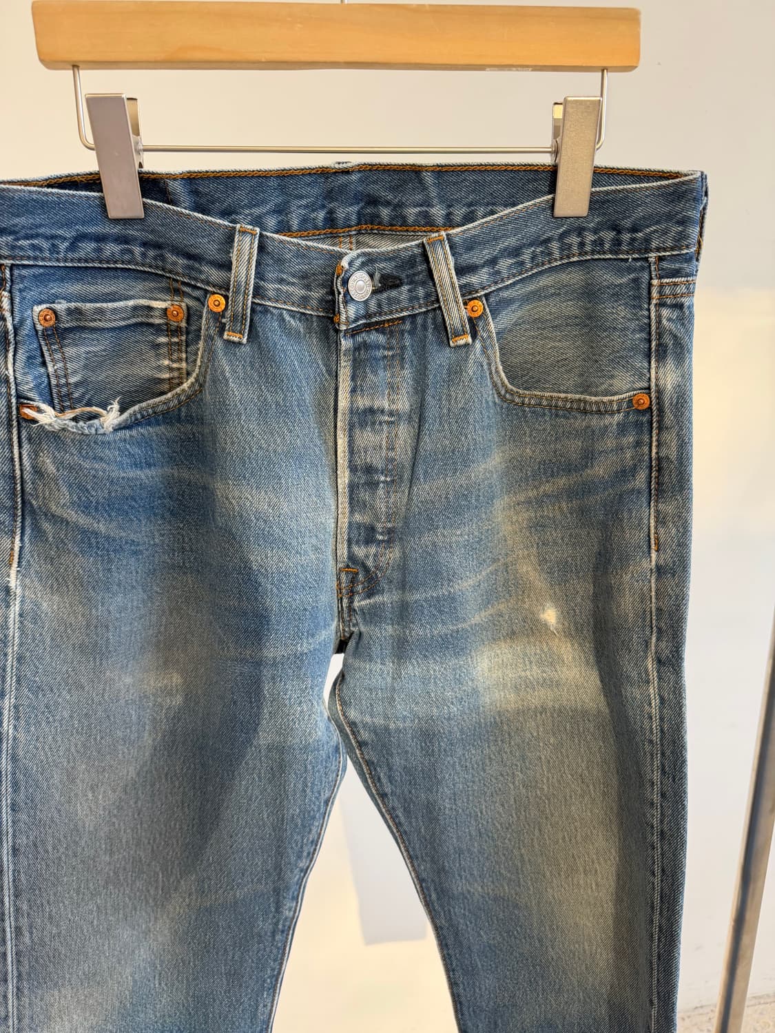 리바이스 501 vtg 데님 상품이미지4