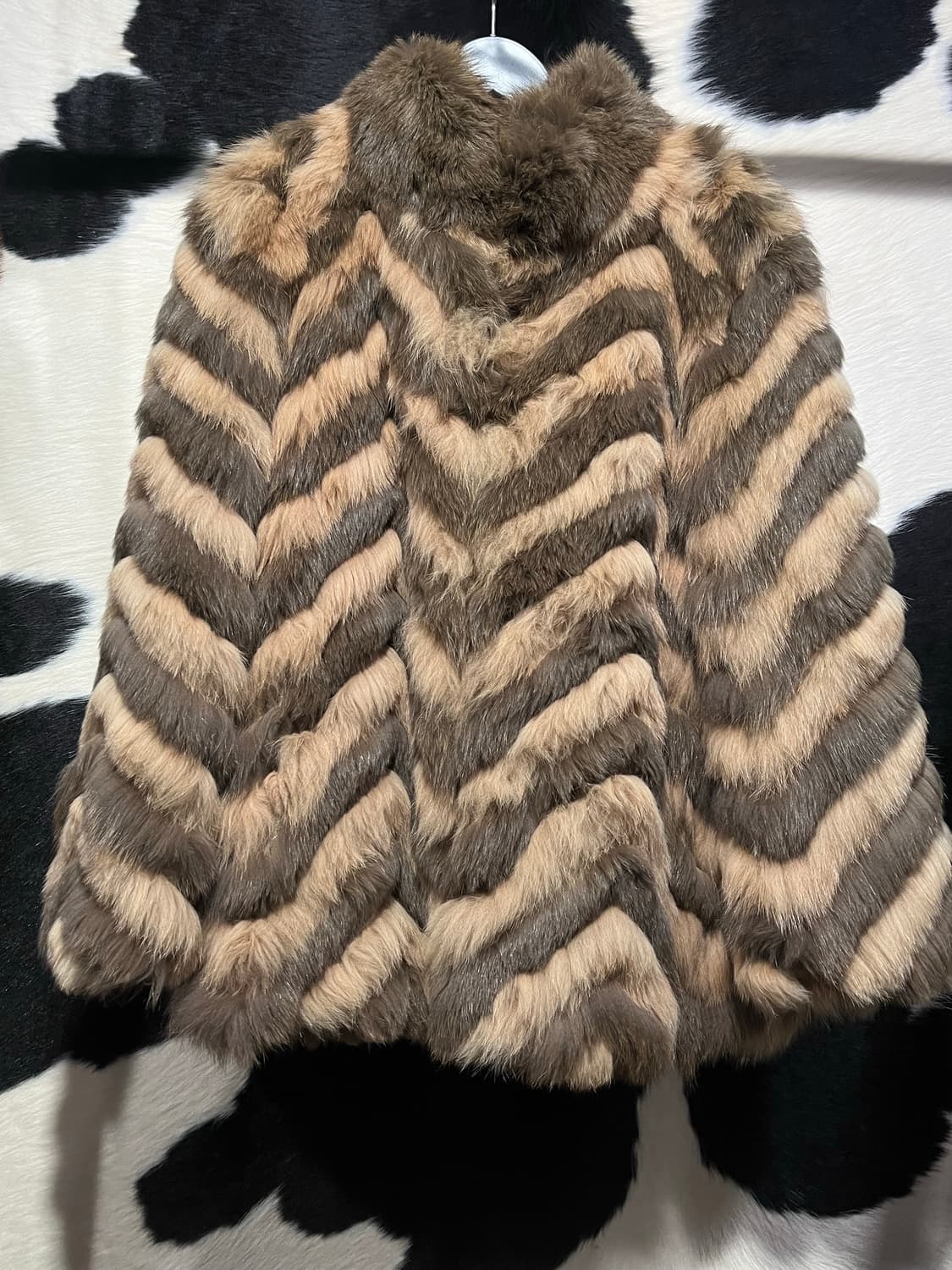 브라운 토끼퍼 자켓 상품이미지3