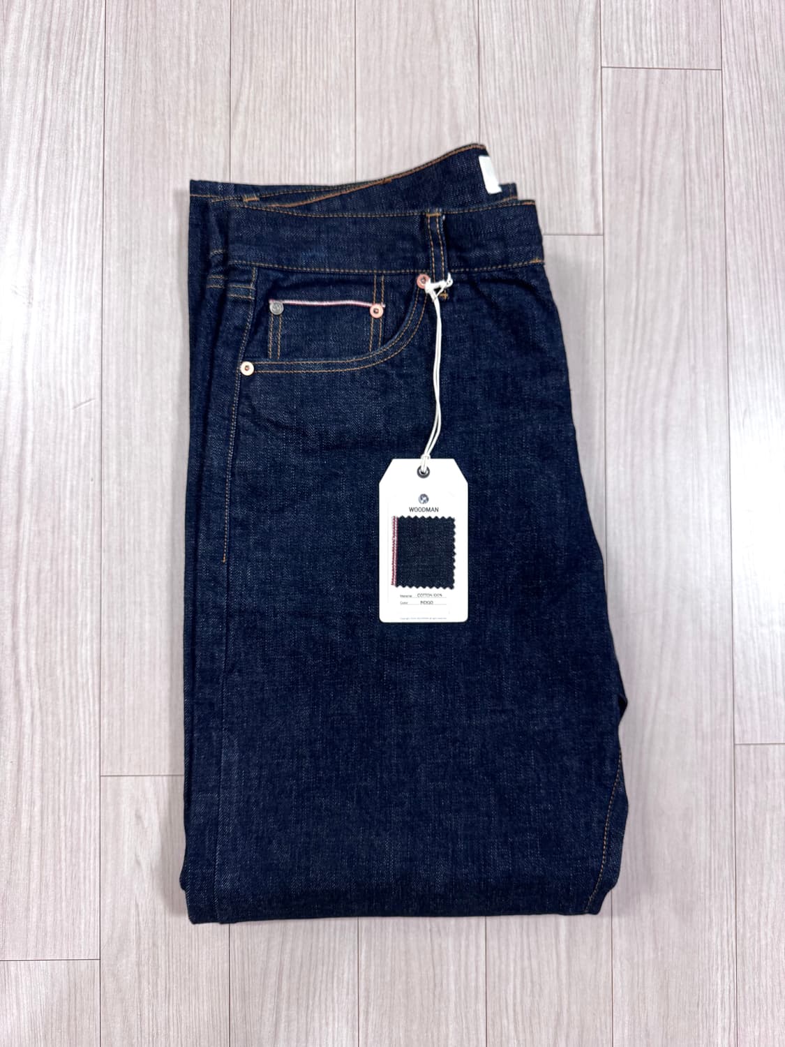 [새제품/3] 우드먼 1011 셀비지 데님 팬츠 상품이미지7