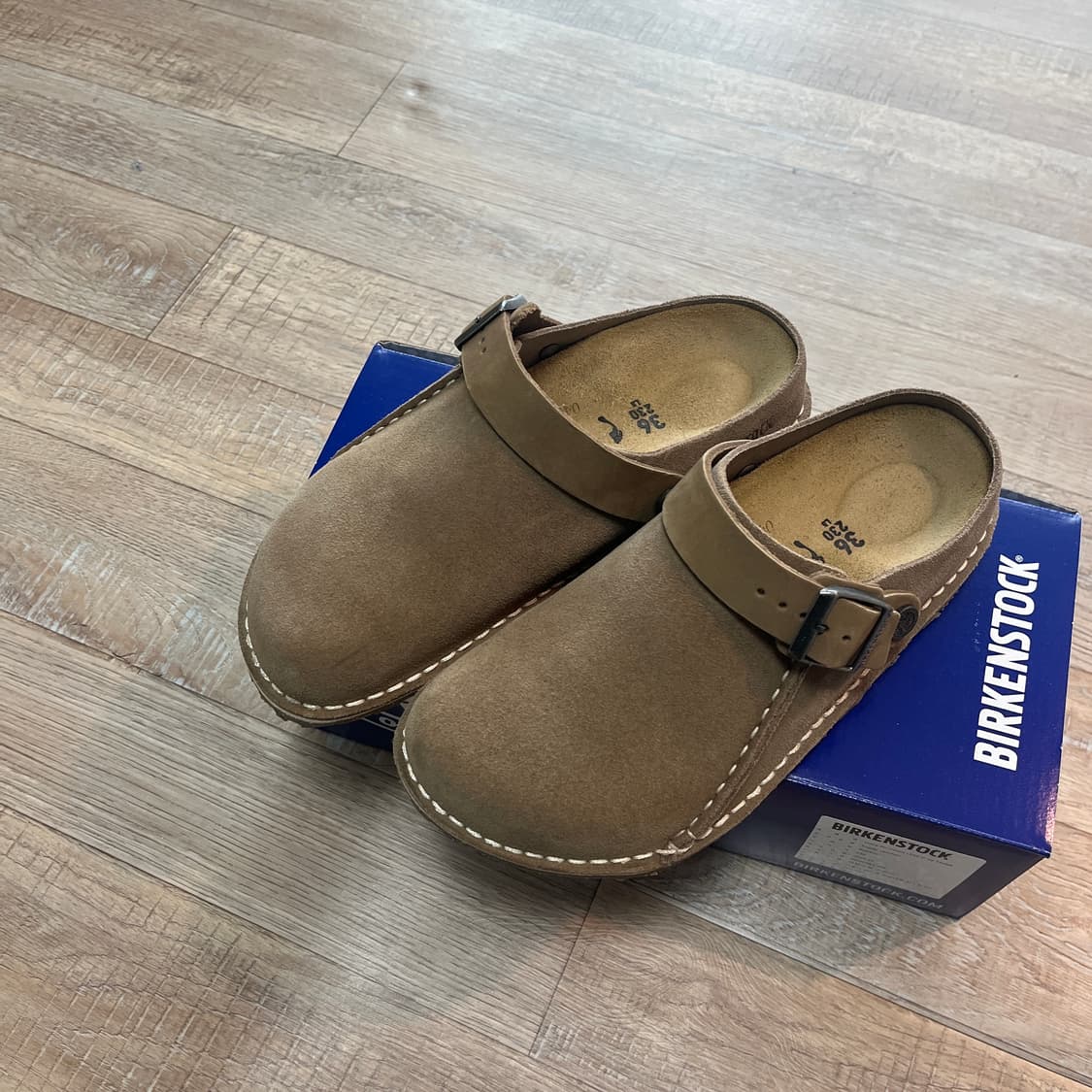 버켄스탁 루트리 프리미엄 스웨이드 그레이 타우페 상품이미지2