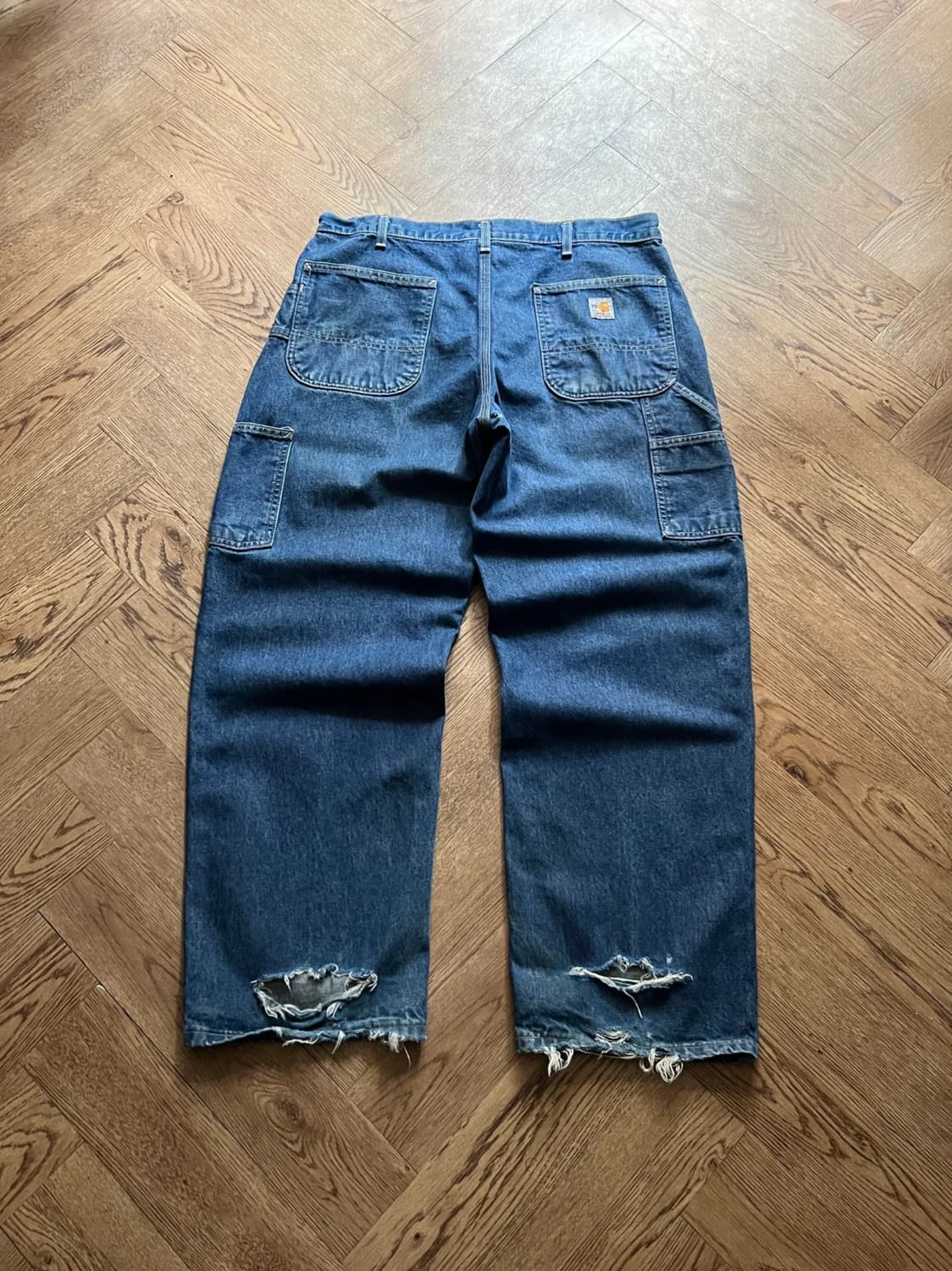 [36]칼하트FR USA 싱글니 카펜터 워크 데님 팬츠 상품이미지1