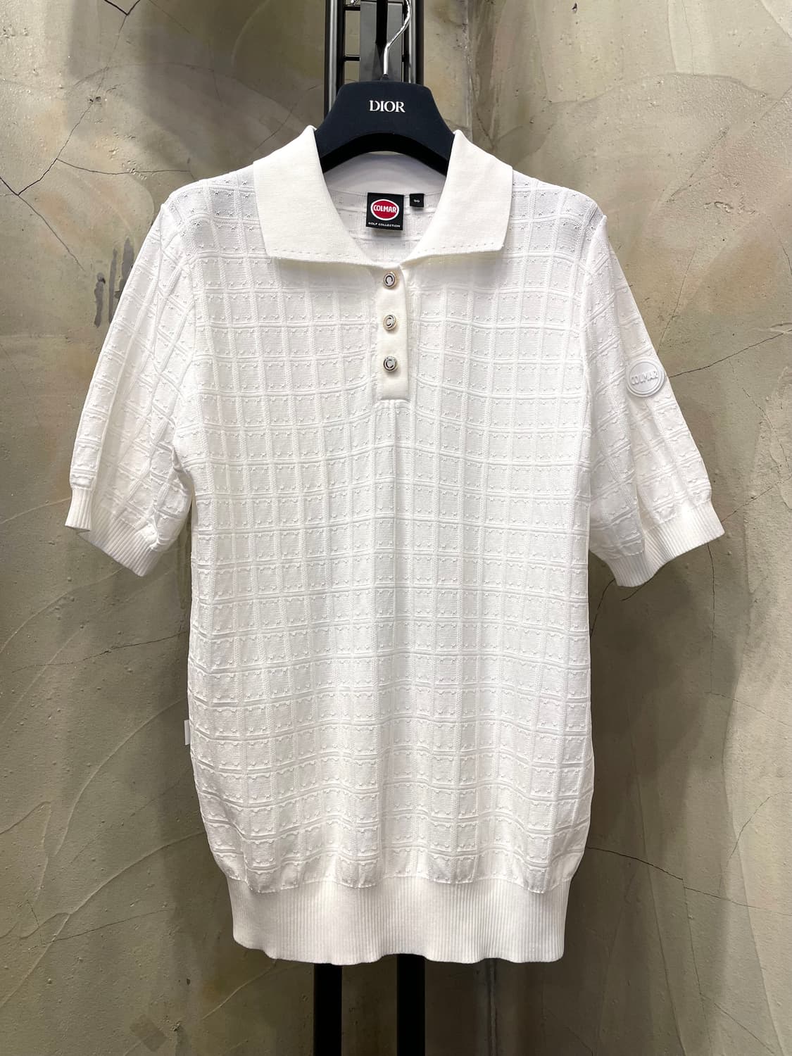 Colmar 골프 컬렉션 화이트 골프복 니트 66 상품이미지1