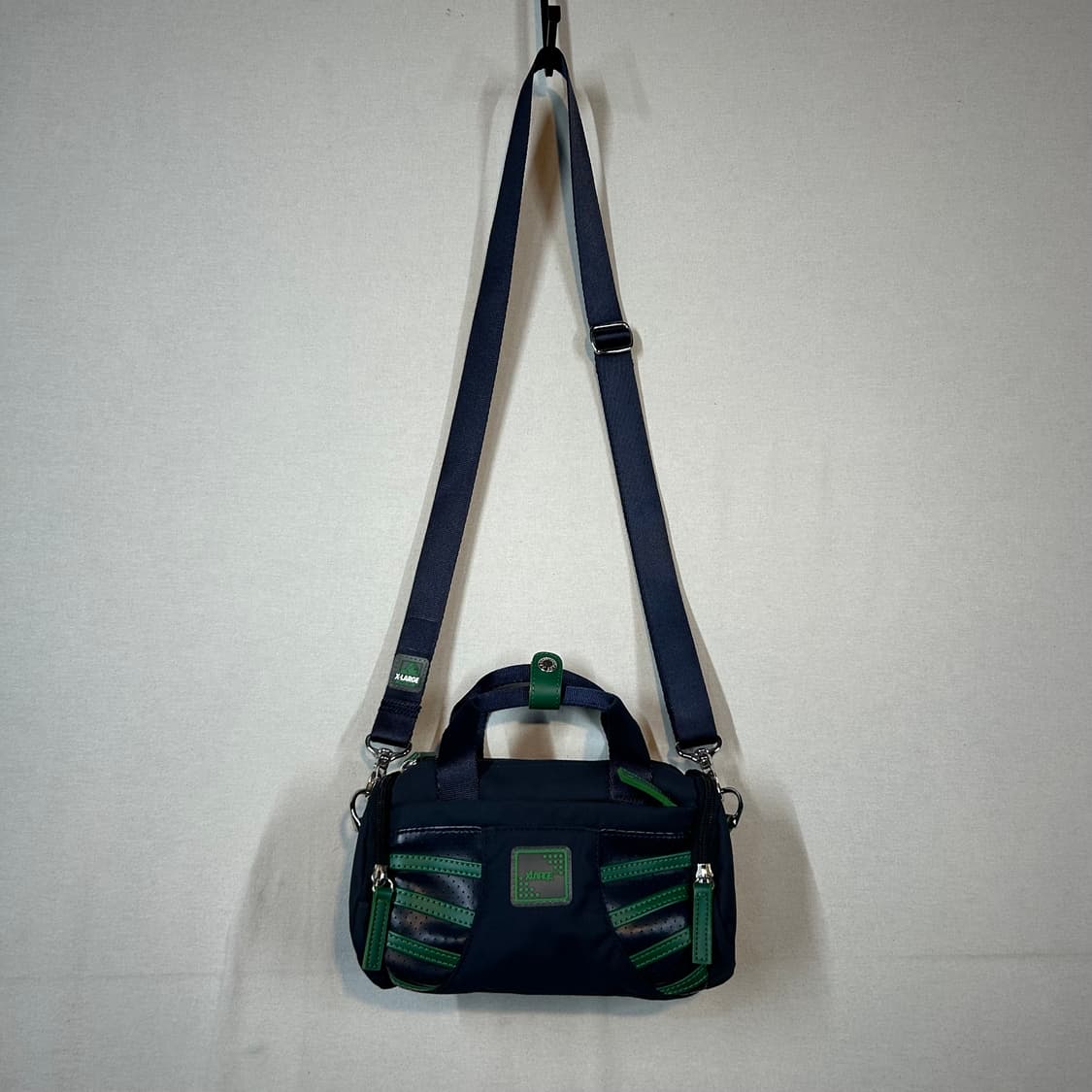 XLARGE 엑스라지 네이비 그린 드럼 숄더백 2way 상품이미지1