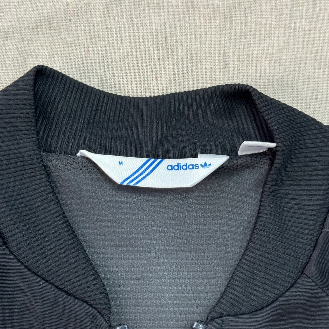 아디다스 블랙블랙 자수 라운드 져지 M 상품이미지6