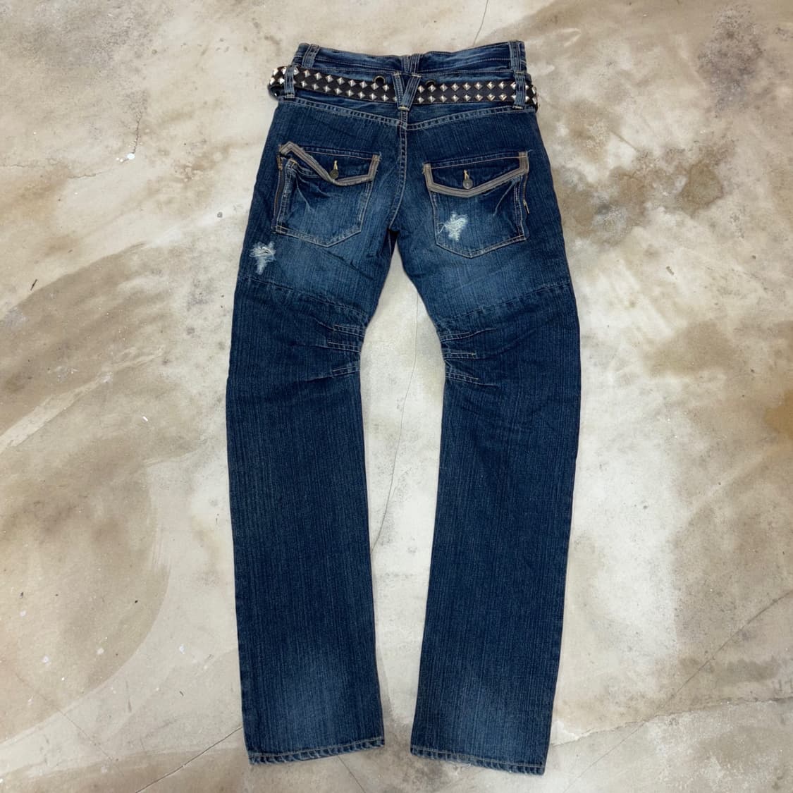 [S] 00’s PPFM Double Waist Curved Jeans 상품이미지2