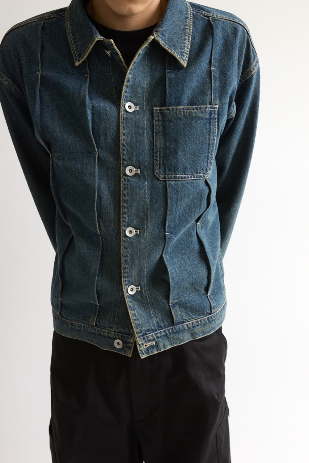 해칭룸 Trucker Jacket Vintage Blue 3사이즈 상품이미지1