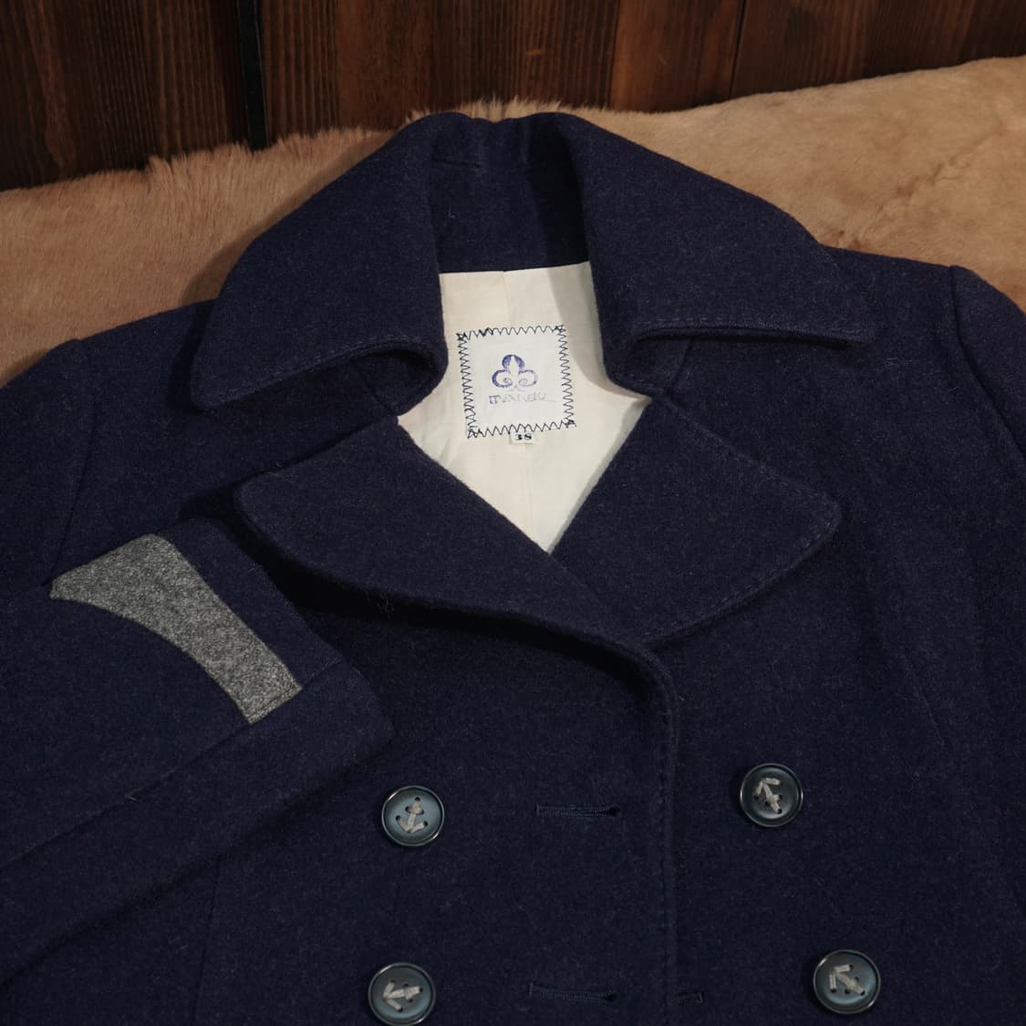 Mando Japan 앵커 스티치 더블 자켓 상품이미지2