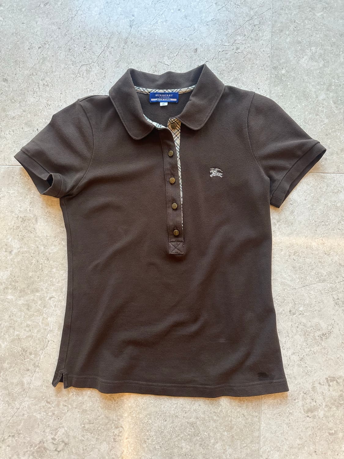 버버리 미니탑 반팔 카라티 상품이미지1