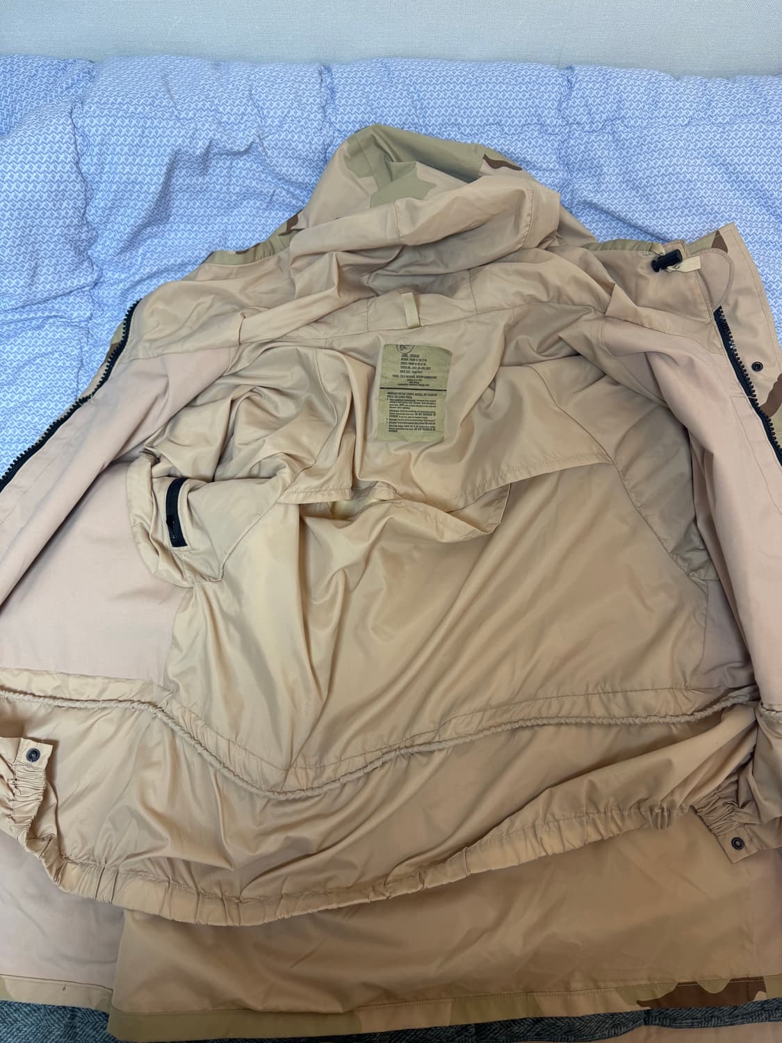 미군 고어텍스 데저트 카모 라지레귤러 상품이미지5