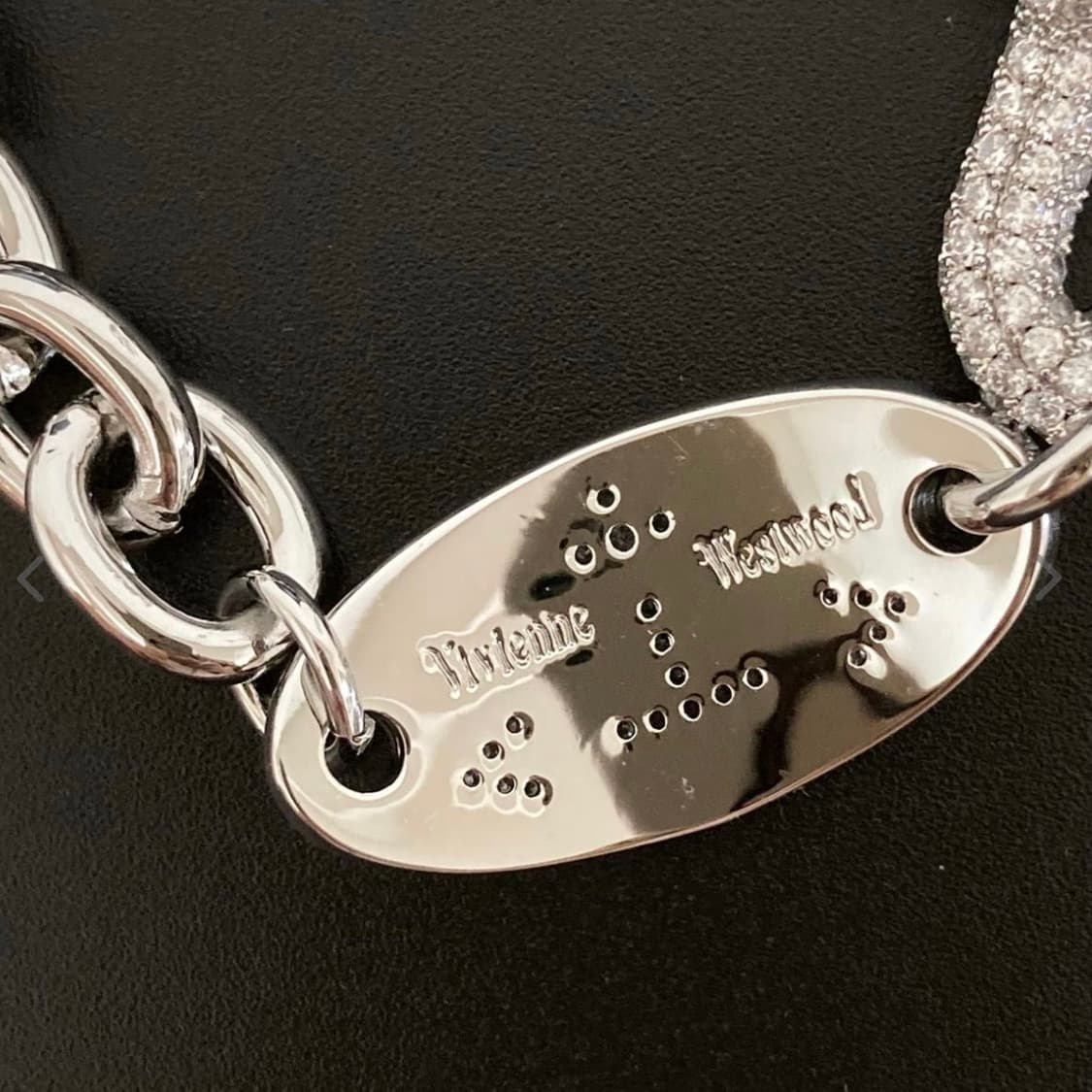 비비안웨스트우드 크리스탈 orb 로고 isoria 팔찌(새상품) 상품이미지3