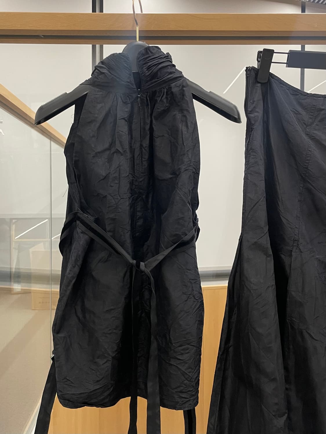 MaxMara Pianoforte 탑&스커트 셋업 블랙 상품이미지5