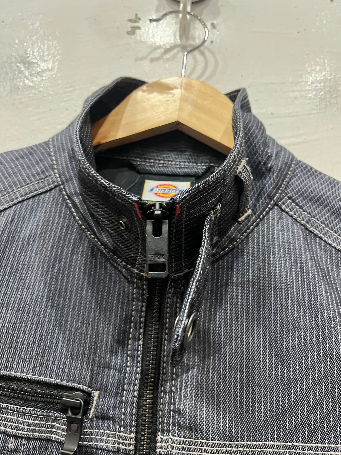 디키즈 핀스트라이프 스트레치 워크자켓 M 상품이미지4