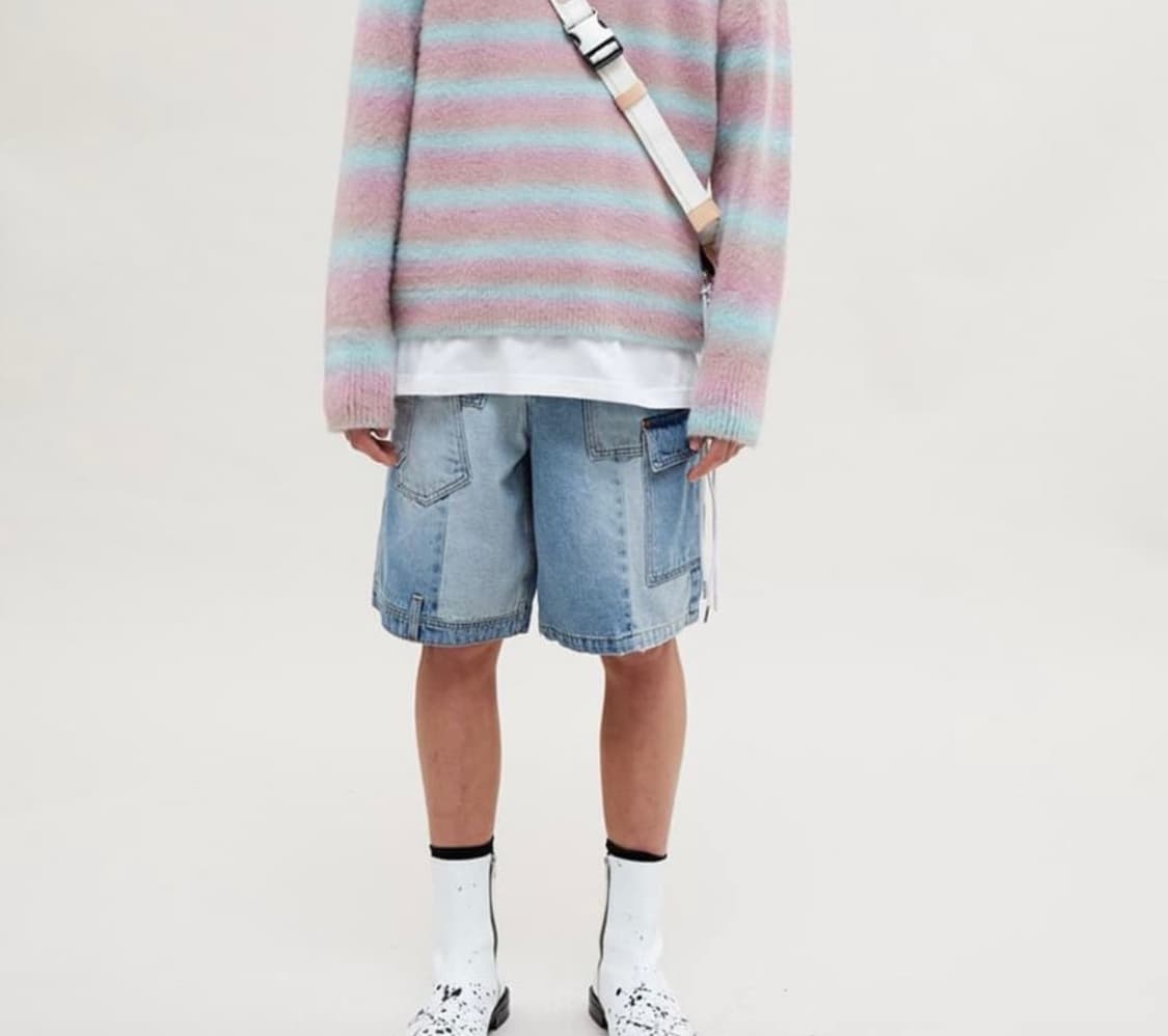 앤더슨벨 패치워크 쇼츠팬츠 상품이미지1