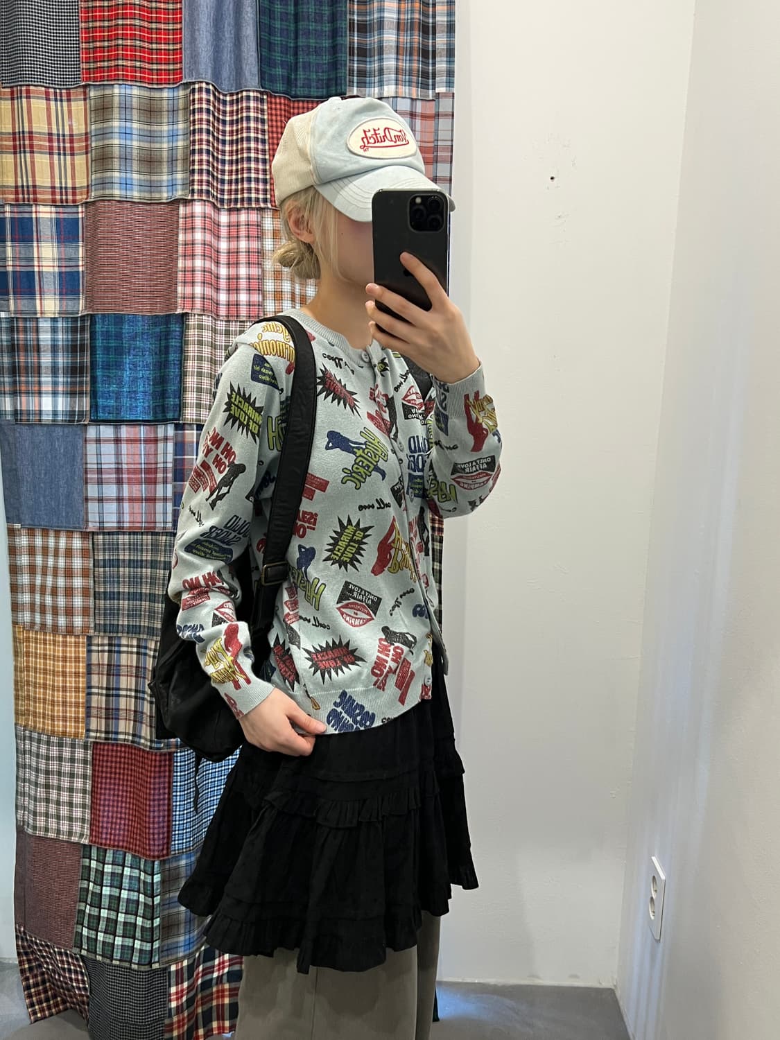 히스테릭 글래머 걸 프린트 가디건 상품이미지2