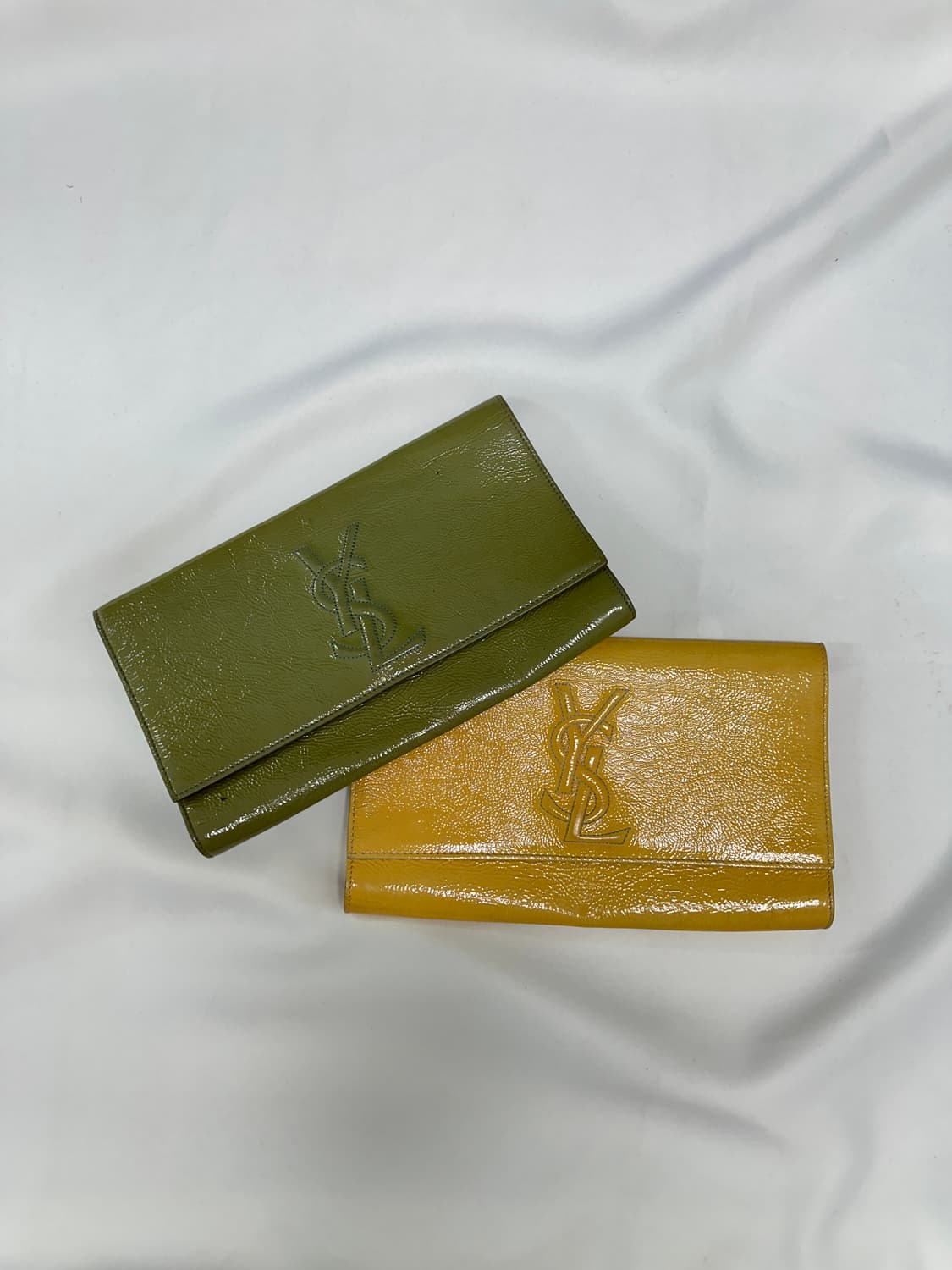 YSL 입생로랑 벨드쥬르 페이던트 클러치 그린 상품이미지1