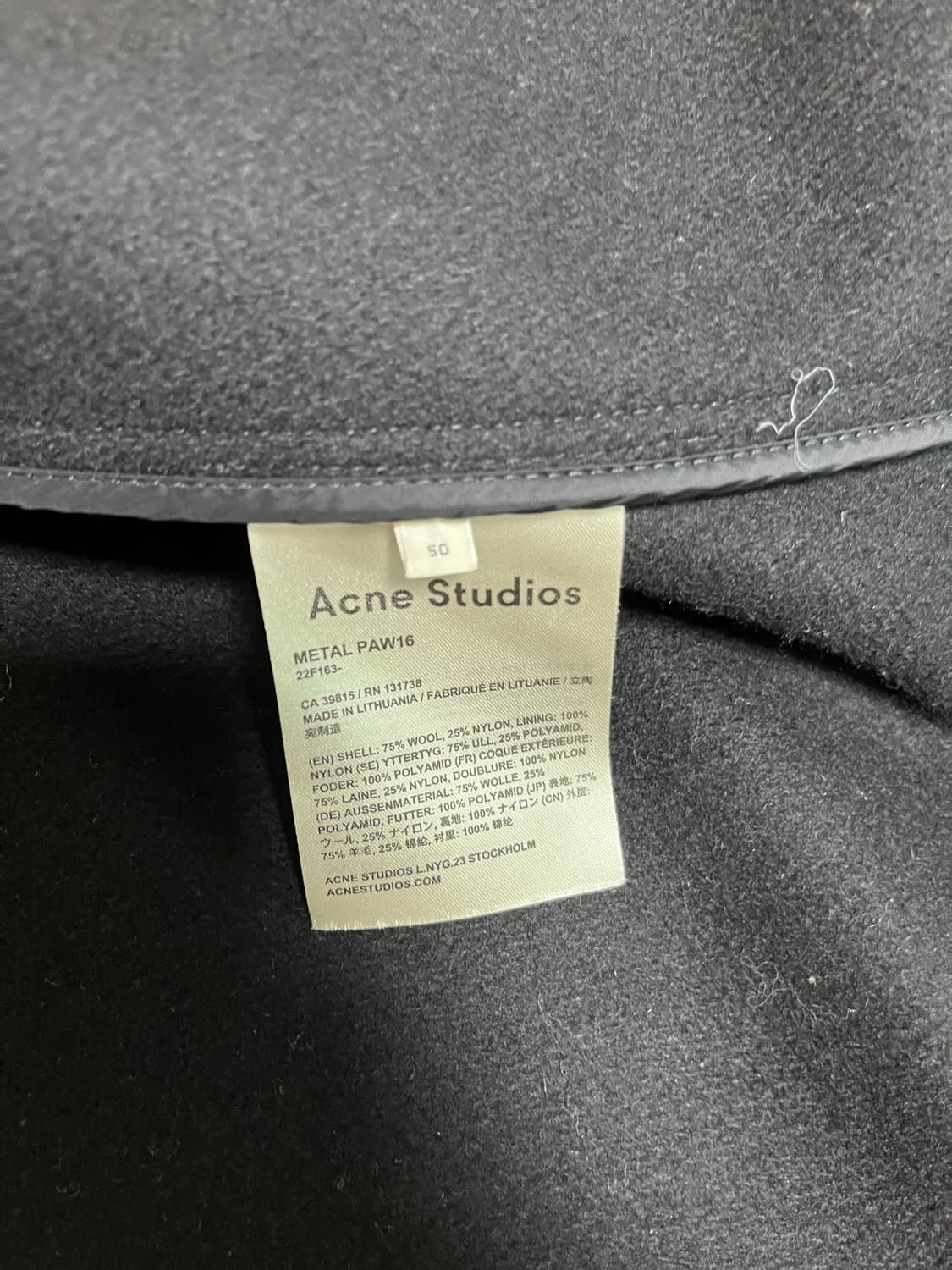 [50]아크네 울 자켓 상품이미지4