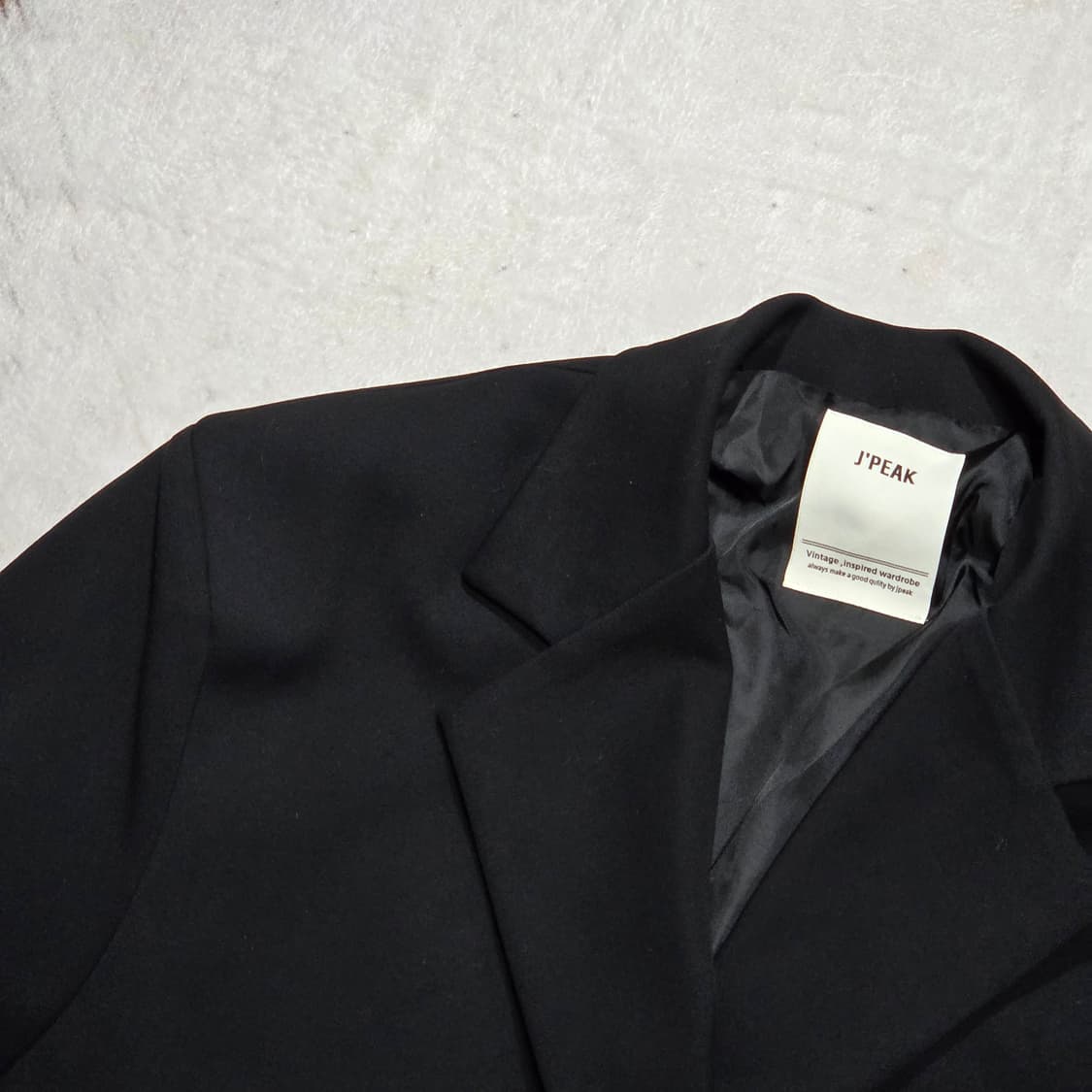 빈티지 더블 버튼 블랙 오버핏 블레이저 자켓 상품이미지2