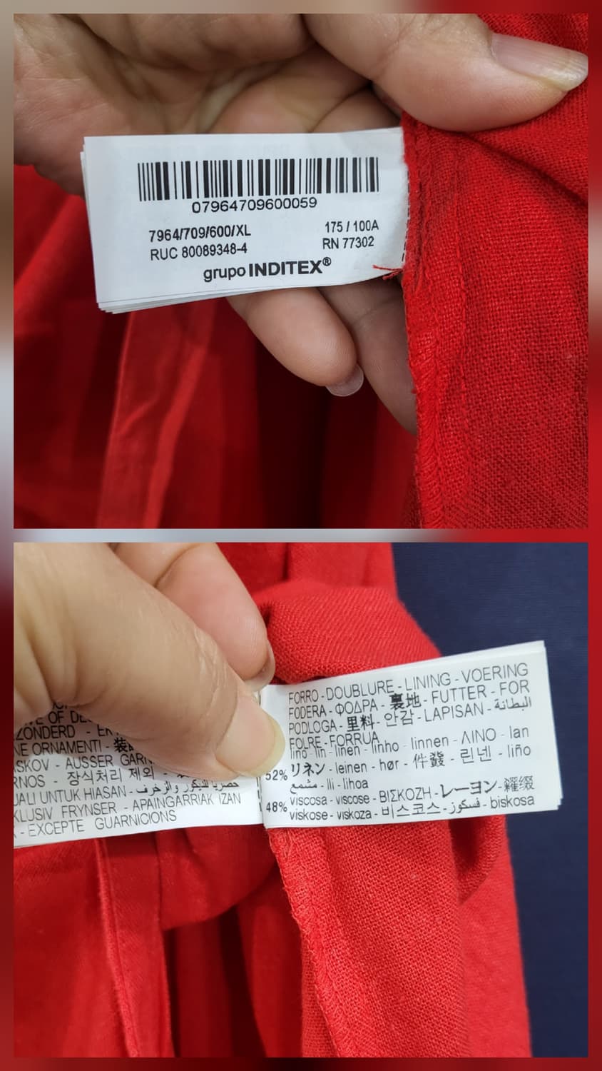자라 린넨 끈원피스(새상품) 상품이미지7