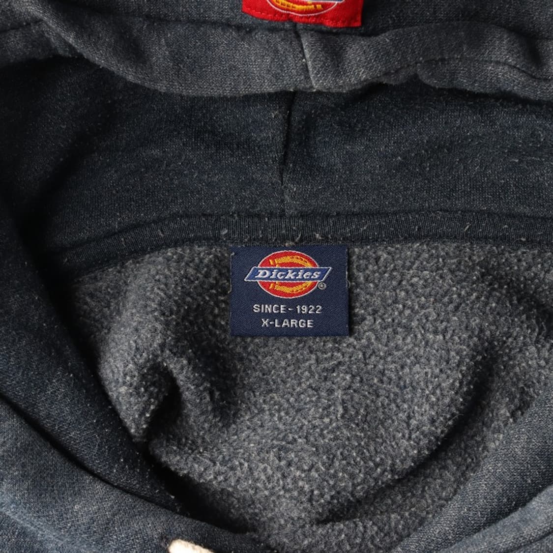 디키즈 오리지널 1922 빅로고 기모 후드티 네이비 XL 상품이미지5