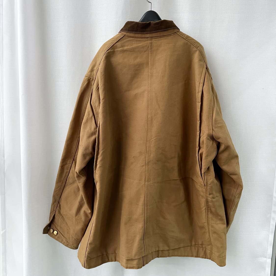 80-90s 올드 칼하트 초어 자켓 탄 브라운 54L 오버사이즈 상품이미지7