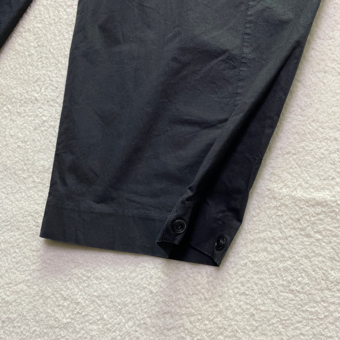 AMOMENTO 아모멘토 스냅 가르송팬츠 블랙 L 상품이미지5