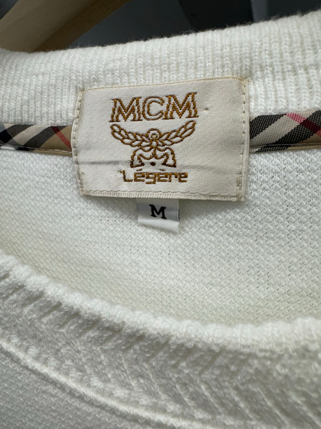 90’s MCM Legrne 빈티지 와플 맨투맨 상품이미지3