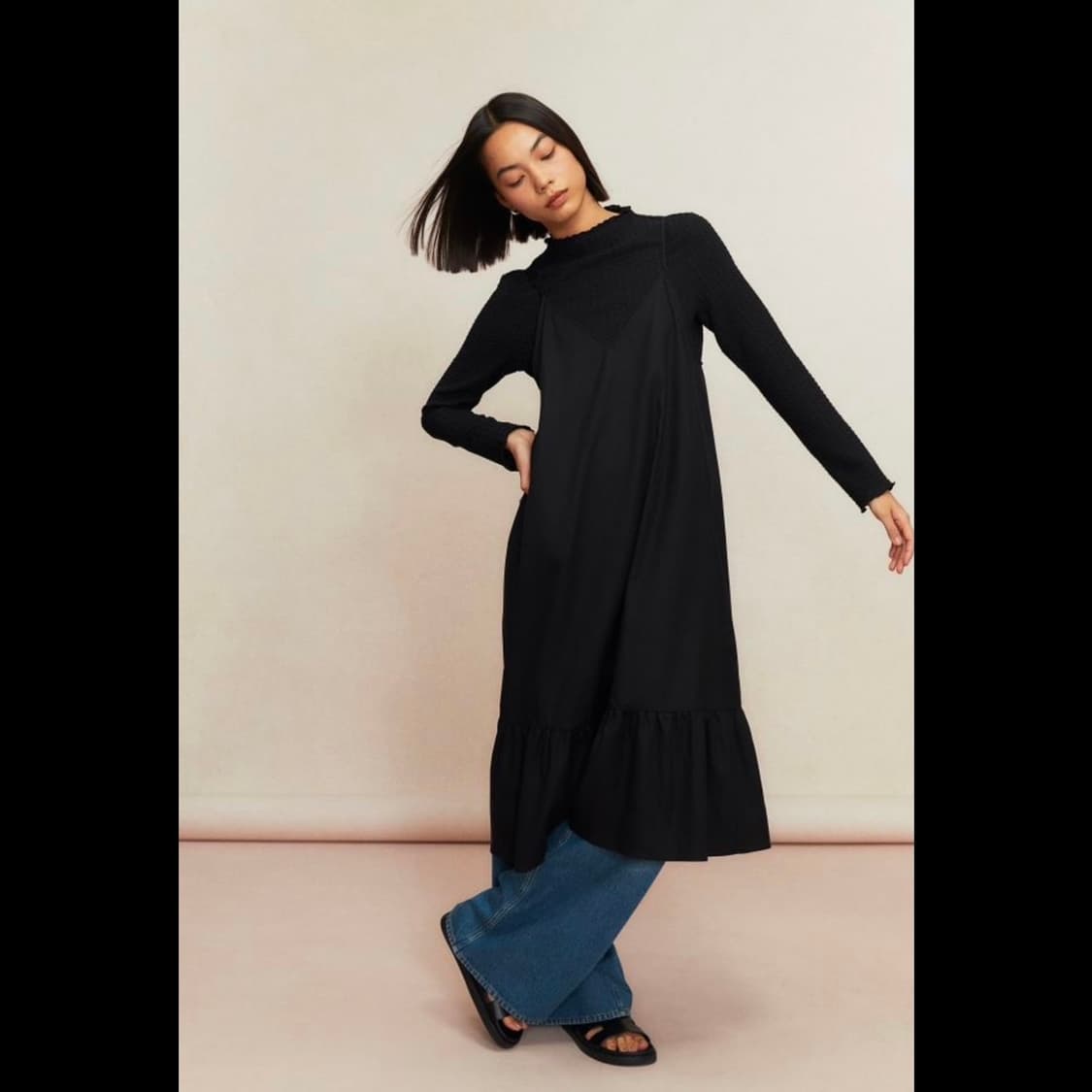 h&m 에이치앤엠 A라인 스트랩 드레스 (새상품) 상품이미지7