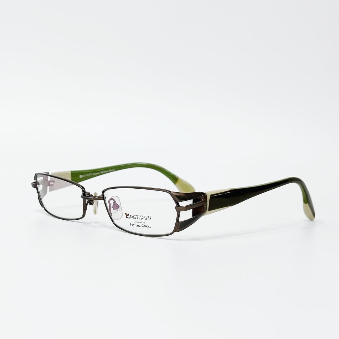 PATTI PATTI 브라운 메탈 데드스탁 빈티지안경 상품이미지1