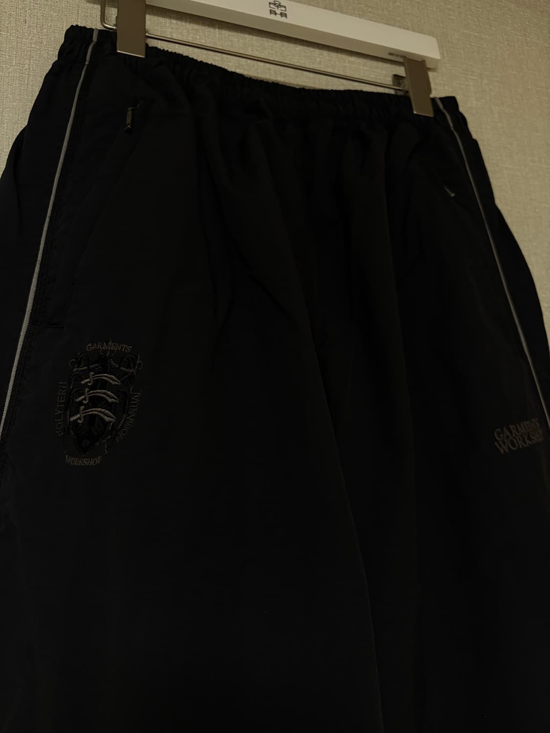 폴리테루X노매뉴얼 트랙팬츠 Sports블랙 3사이즈! 상품이미지3