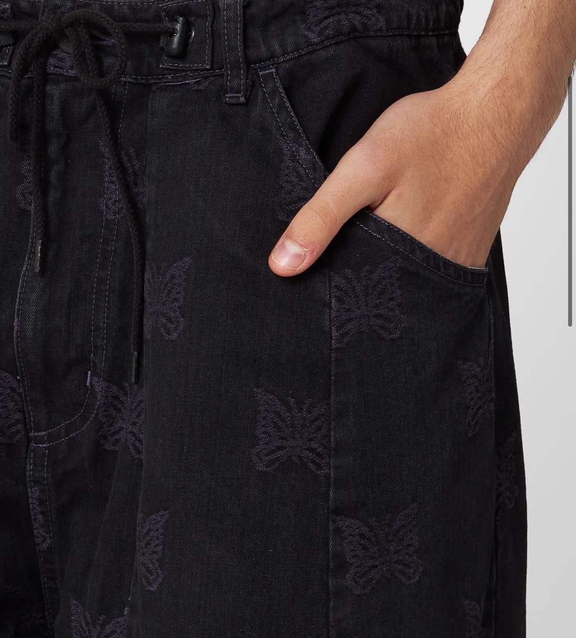 니들스 hd 10온스 데님 빠삐용 블랙 상품이미지1