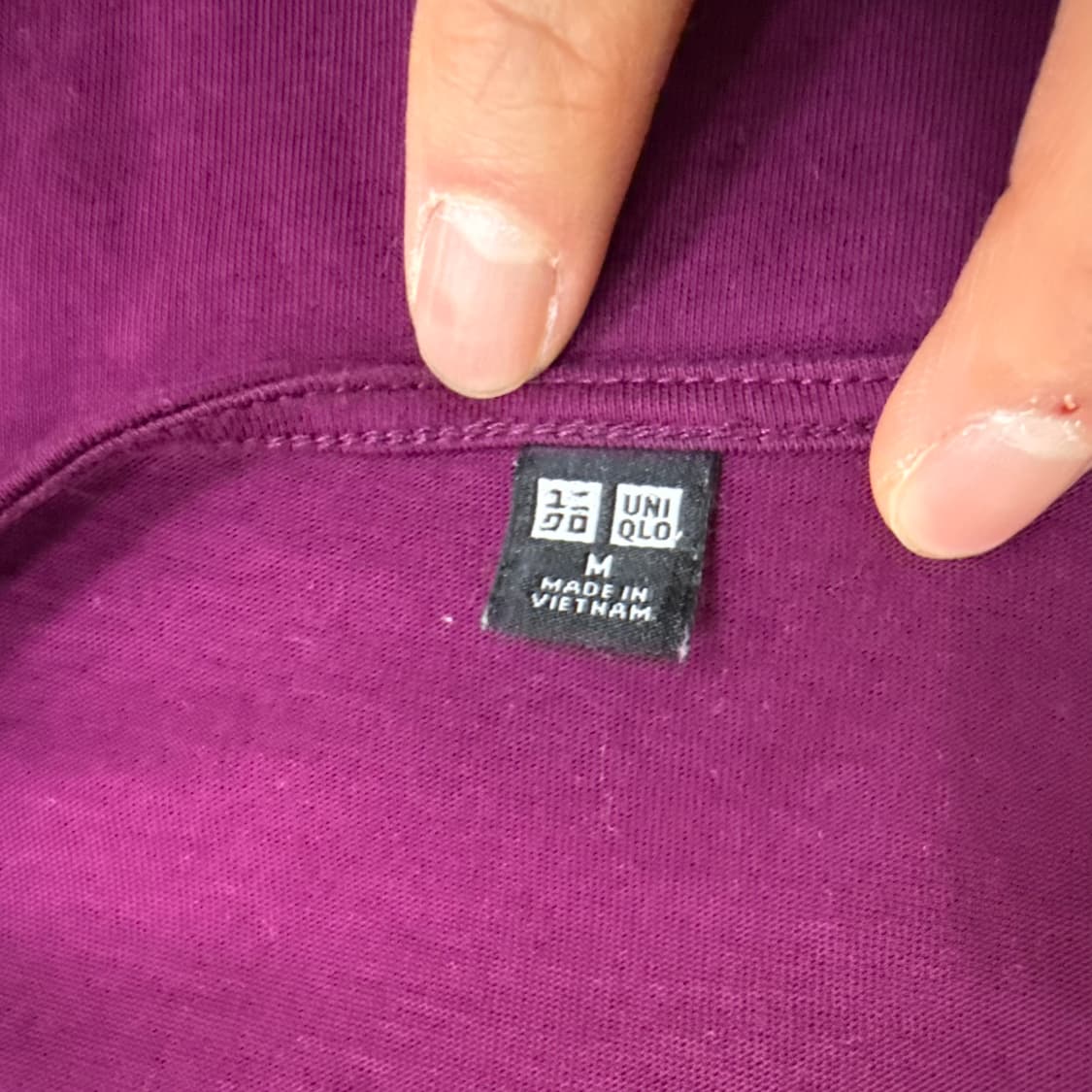 M 유니클로 플레어 소매 블라우스 0327T 상품이미지3