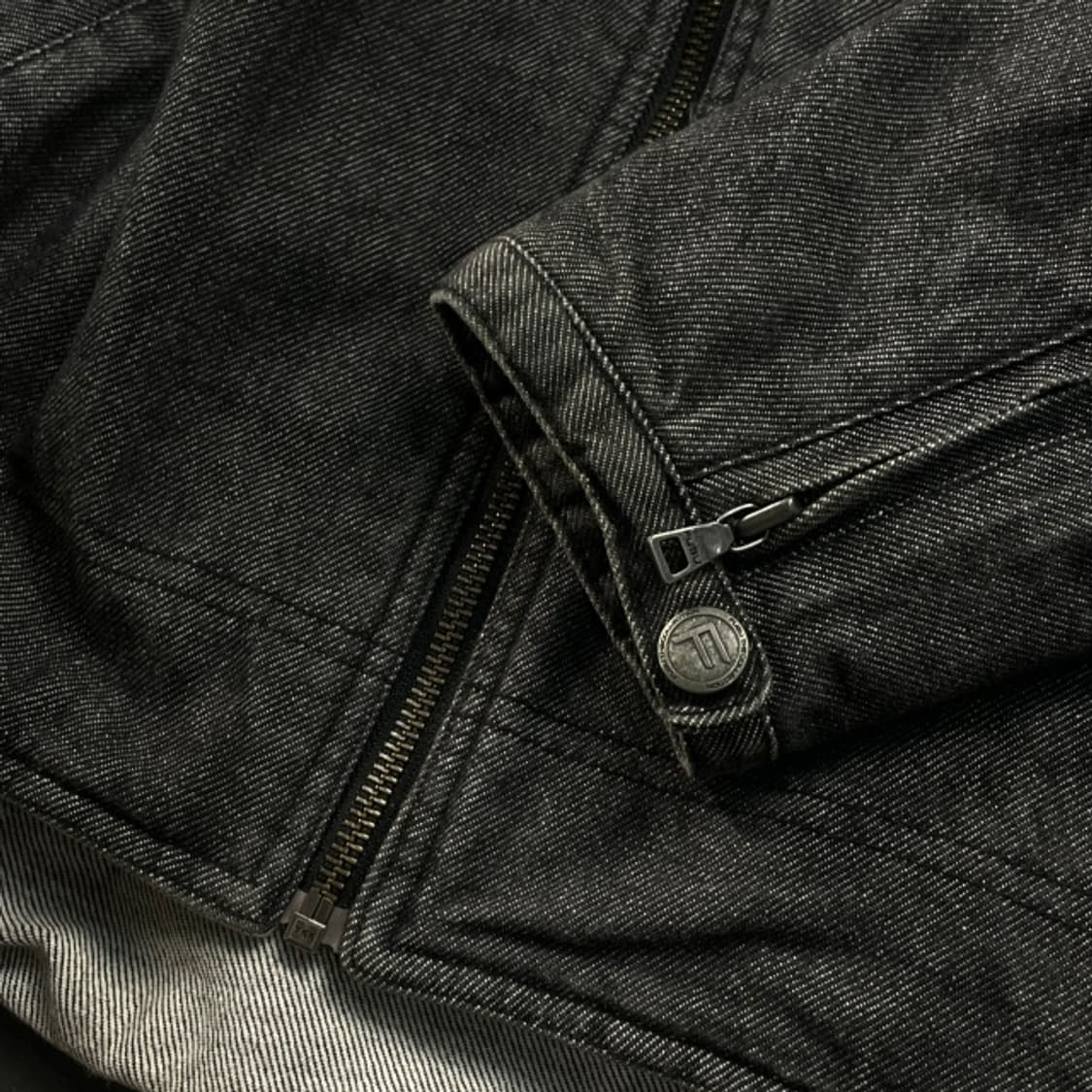 95-100 후부 데님 레이싱 자켓  상품이미지4