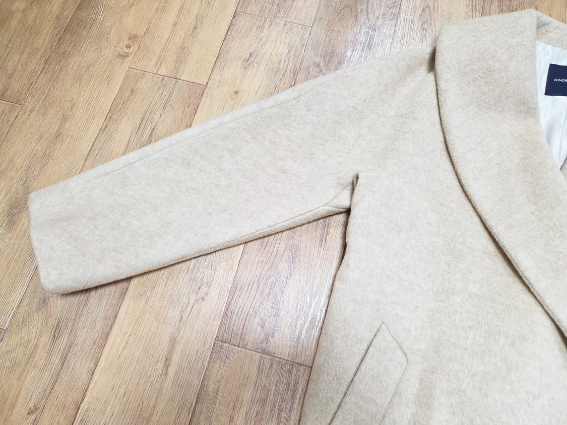 킨더살몬(KINDERSALMON) 숄카라 울코트 55-66 상품이미지5